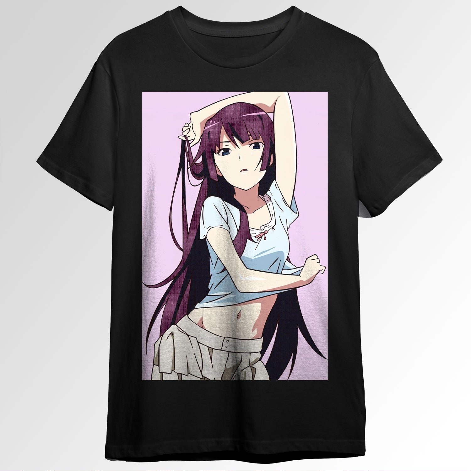 Hot Hitagi Senjougahara Sexy Anime Girl Mono107880032