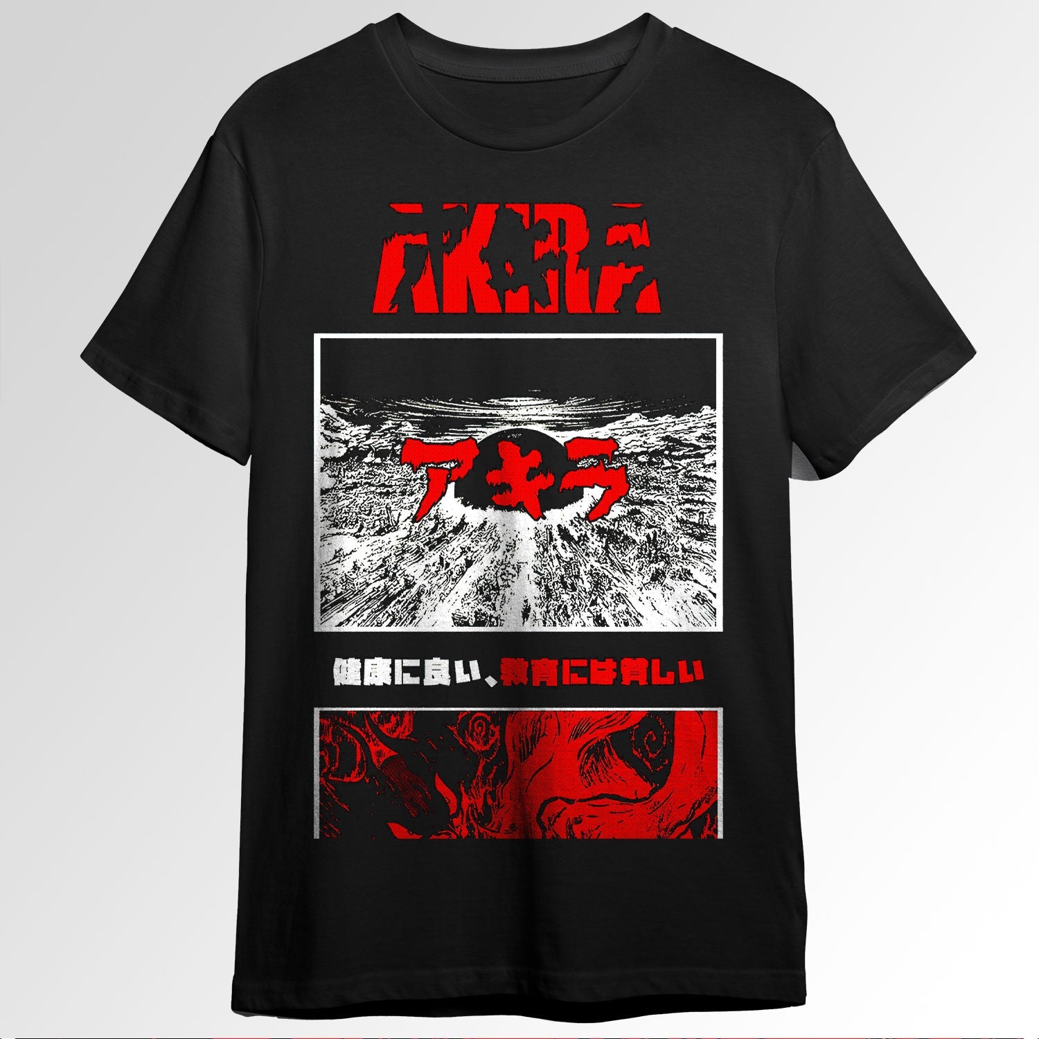 Akira Japanese Cyberpunk Vaporwave Black andster 0778