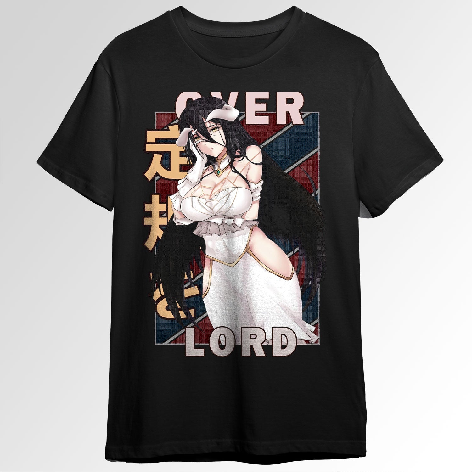 Albedo Overlord Obarodo Retro Blue Red Desig104471125