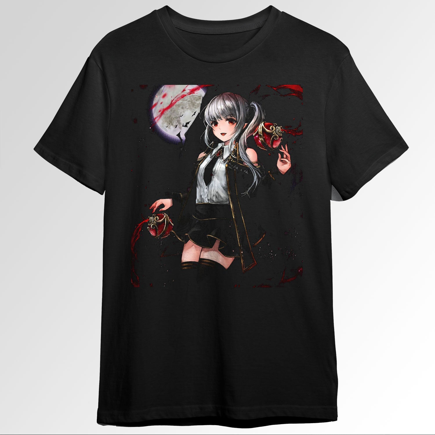 Anime Kawaii Vampire Girl Waifu Aesthetic JaOtaku0748