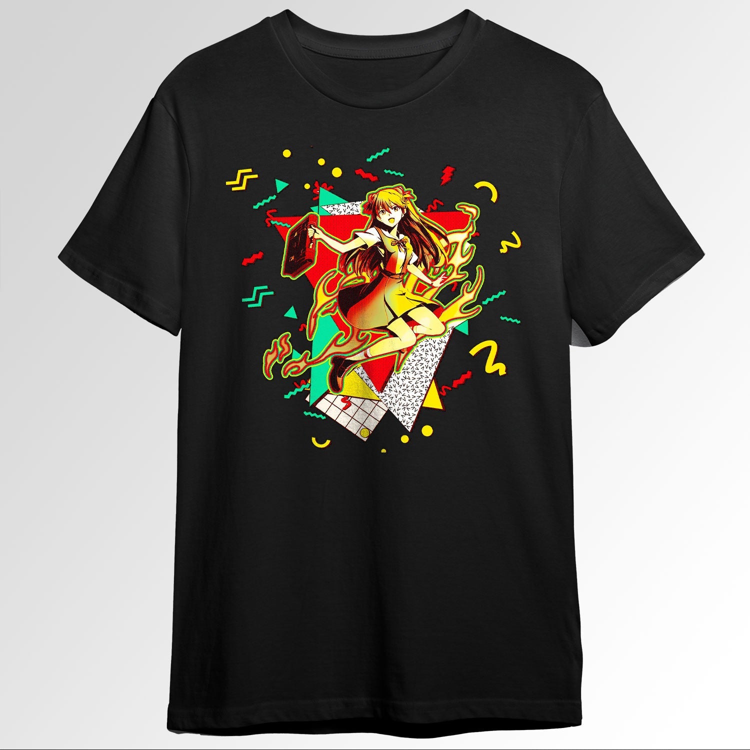 Asuka Evangelion 90s graphic design 139303299