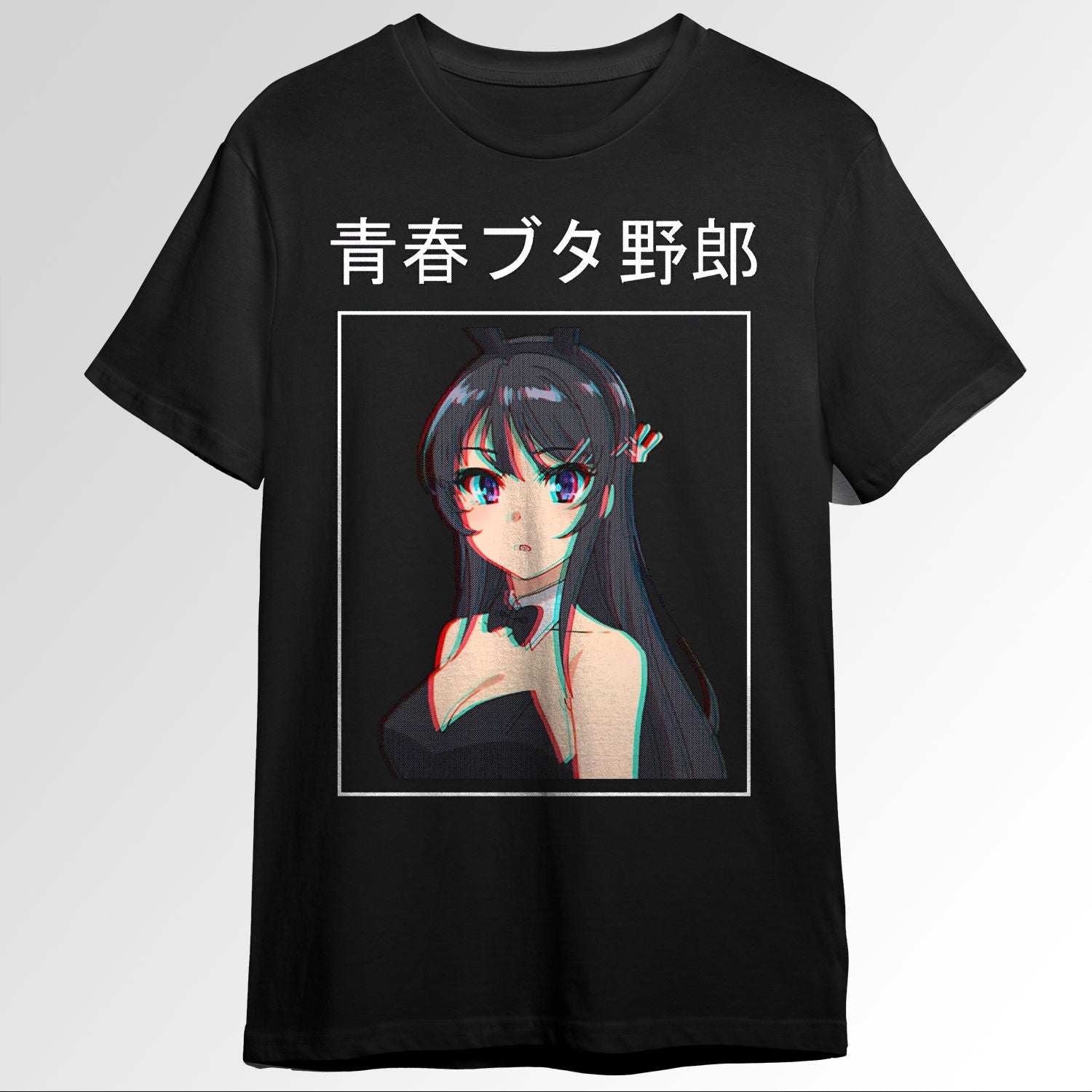 Bunny Girl Senpai Japanese Text 3D Aesthetic 90515498