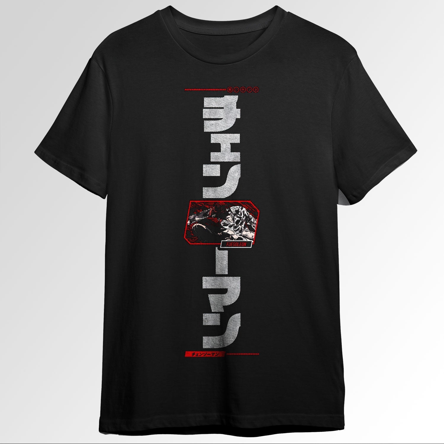 Chainsaw Man Denji Chainsaw Man Kanji DesignVersi1363