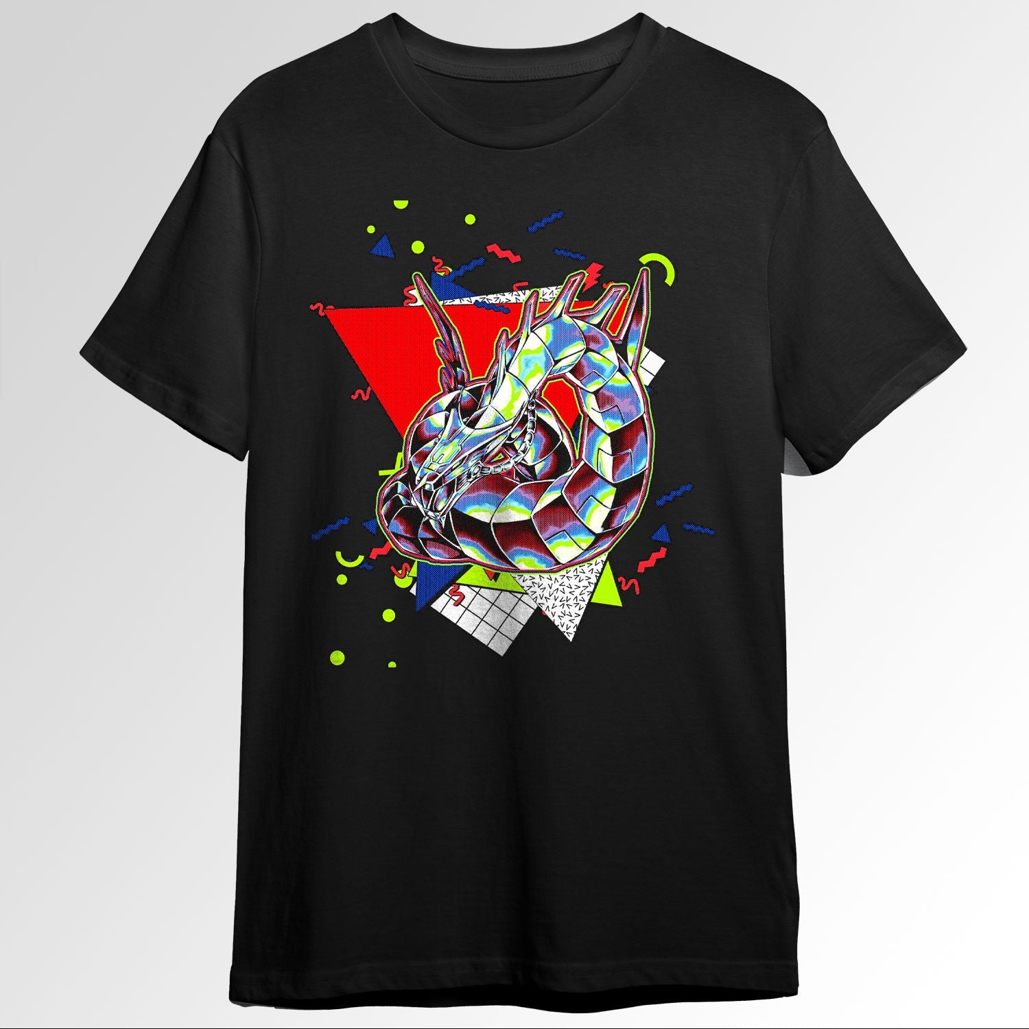 Cyber Dragon 90s graphic design 134929942
