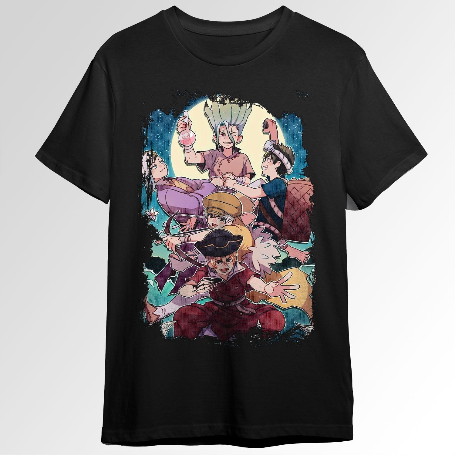 Dr Stone Dokuta Suton Grunge Border Anime De103657310