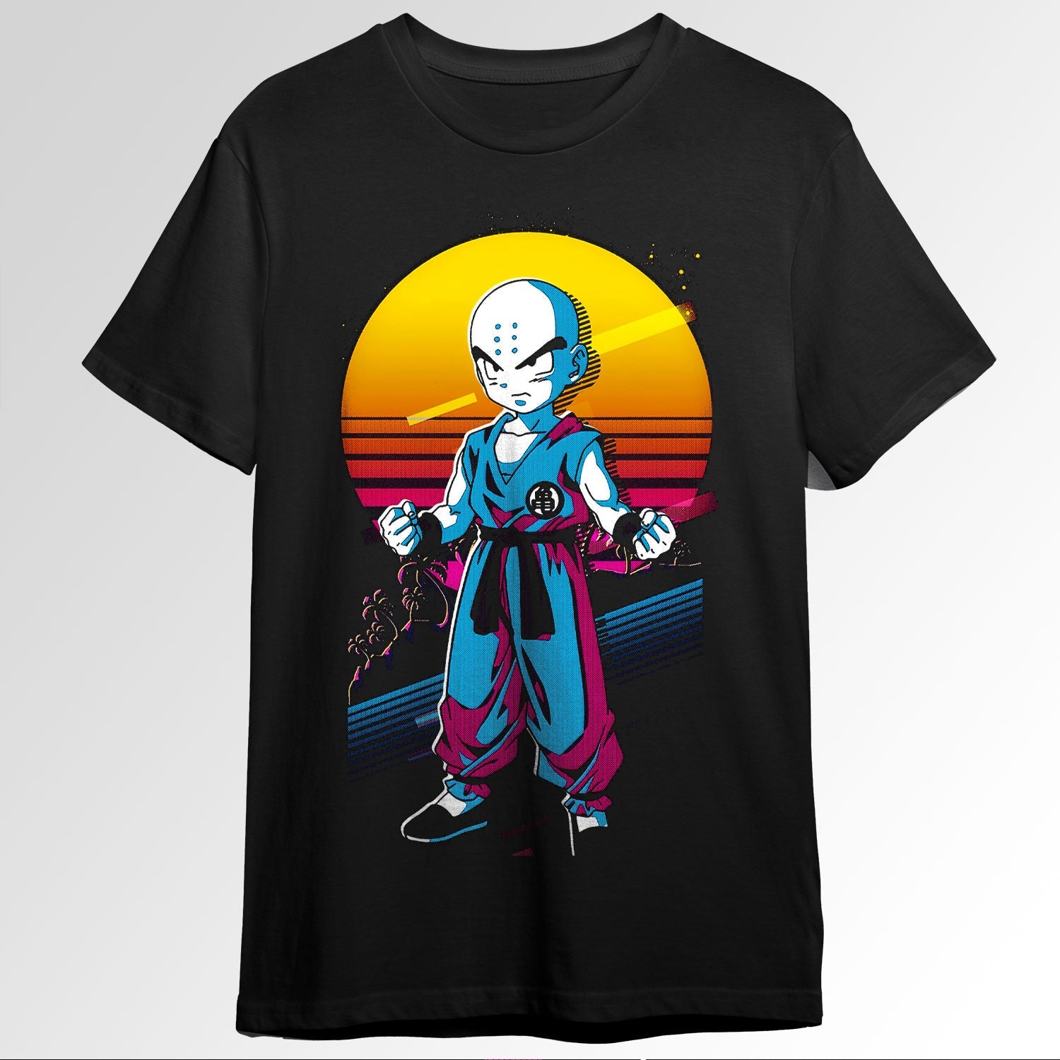 Dragon Ball Krillin 80s retro 77093343