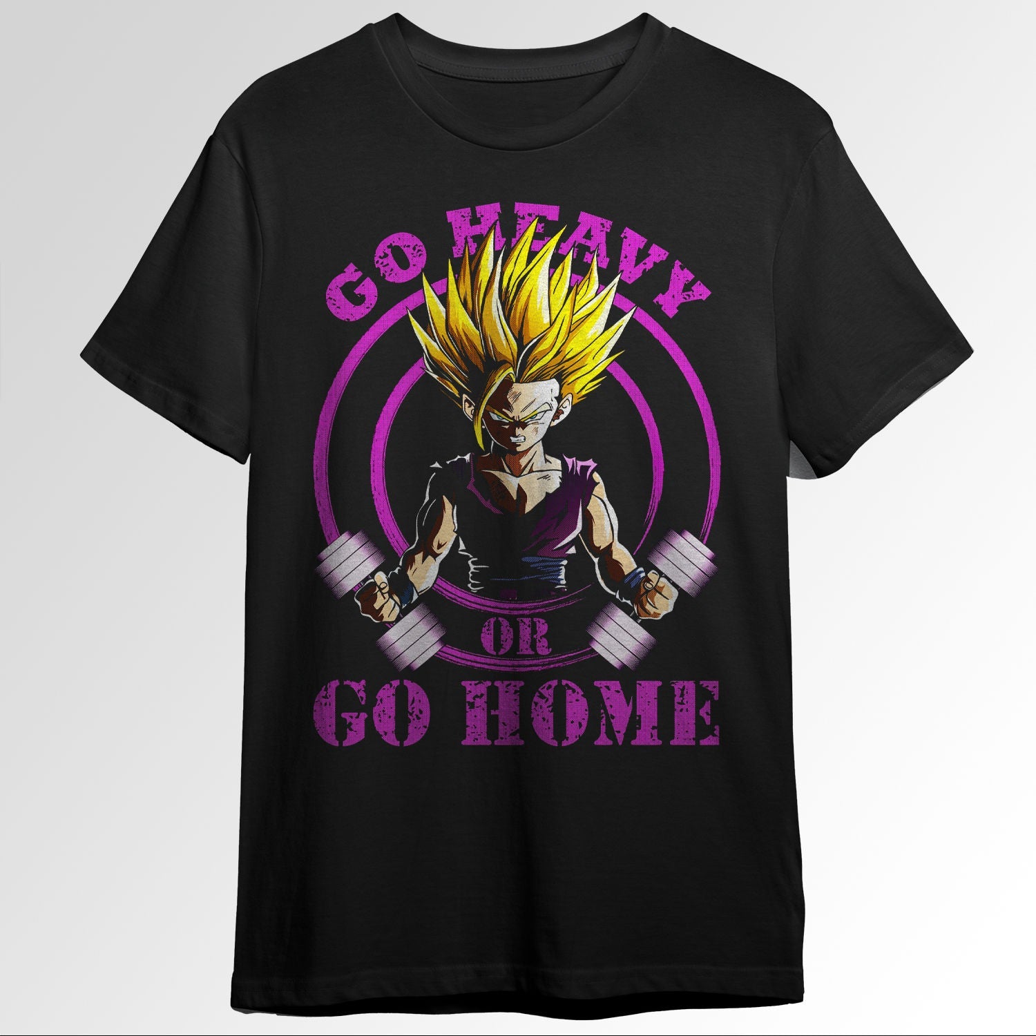 Dragon Ball z anime Gohan gym 17