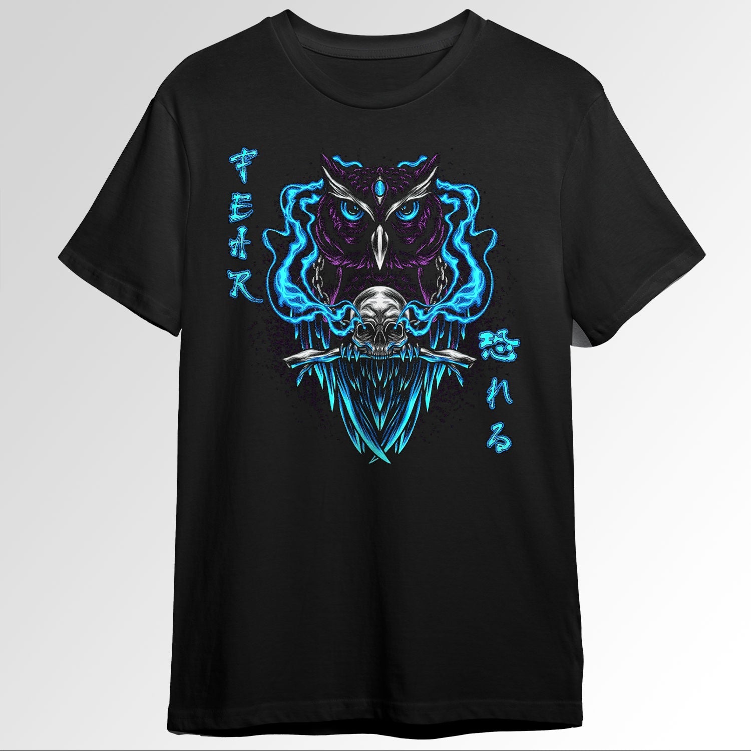 Fear The Owl With Skull Japanese Magical Owl 93427932
