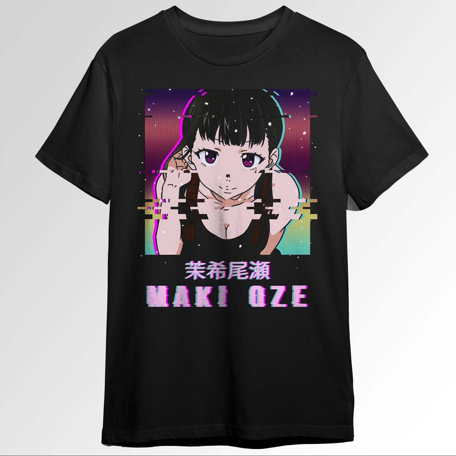 Fire Force Maki Oze Eyes Puple Glitch 83198362