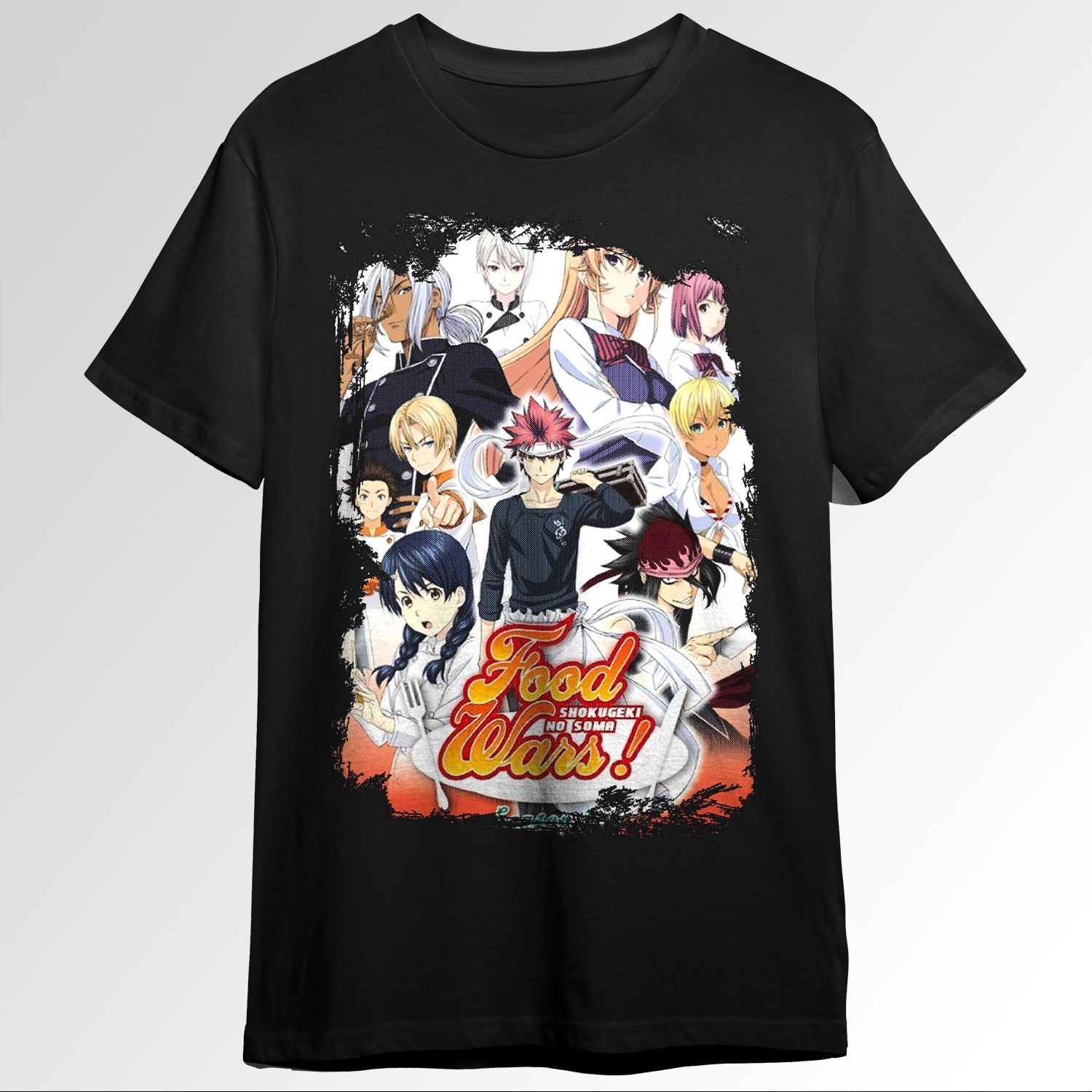 Food Wars Shokugeki no Soma Grunge Border An103427168