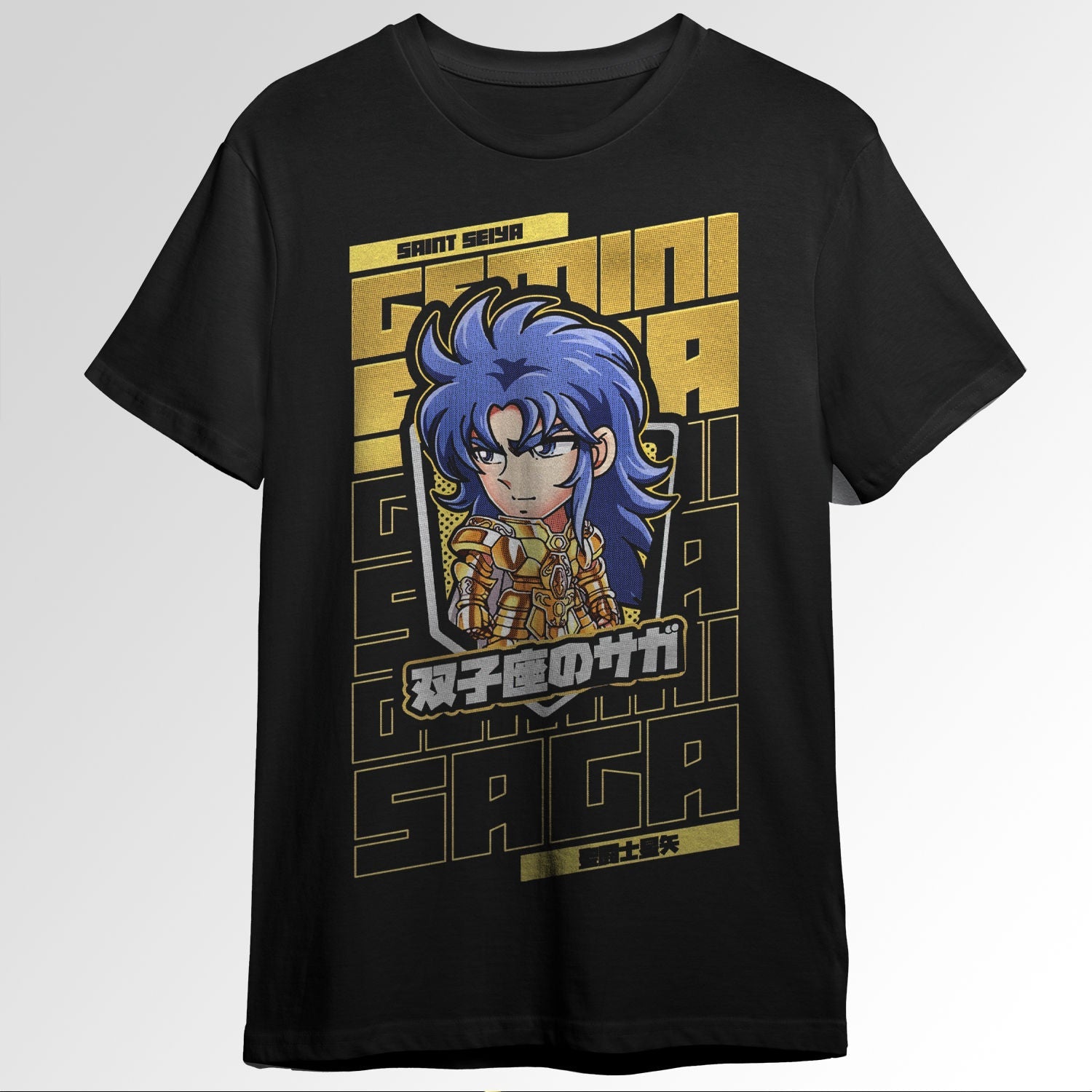 Gemini Saga SAINT SEIYA Chibi Emblem Design 98805341