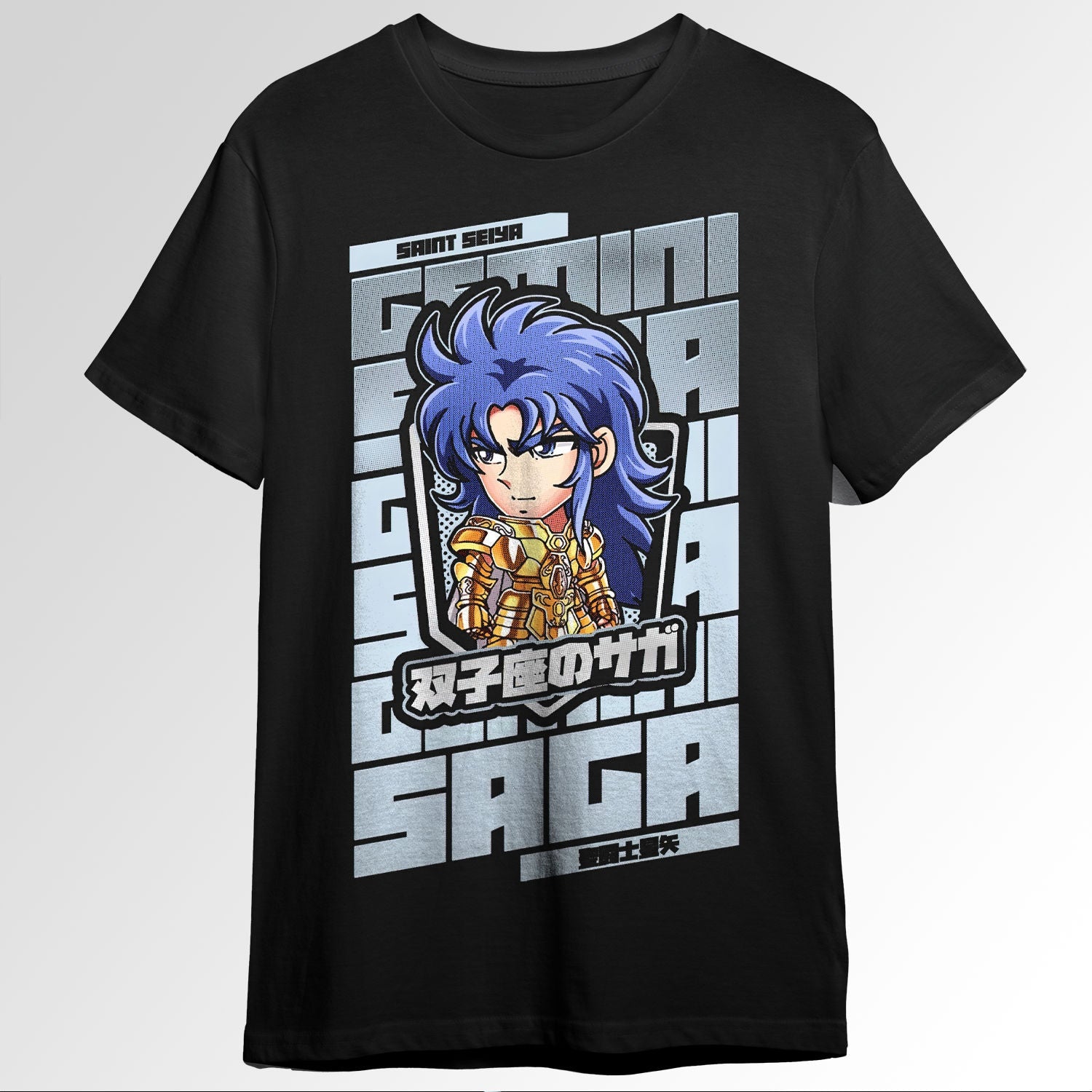 Gemini Saga SAINT SEIYA Chibi Emblem Design 98805542