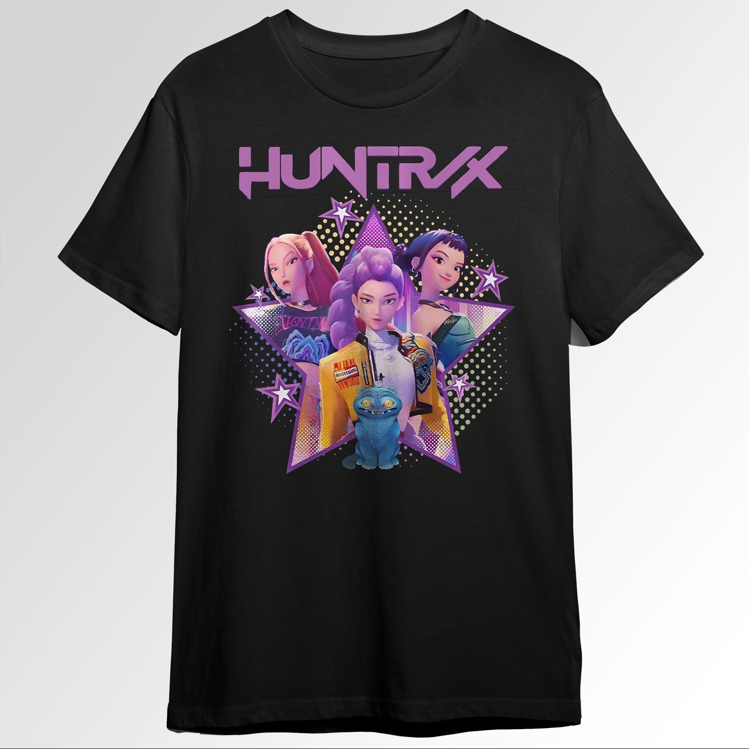 HUNTRX HUNTRIX Kpop Demon Hunter Girl Group Rumi Zoey Jinu KDPh Dark Idol Aesthetic Design 172214350