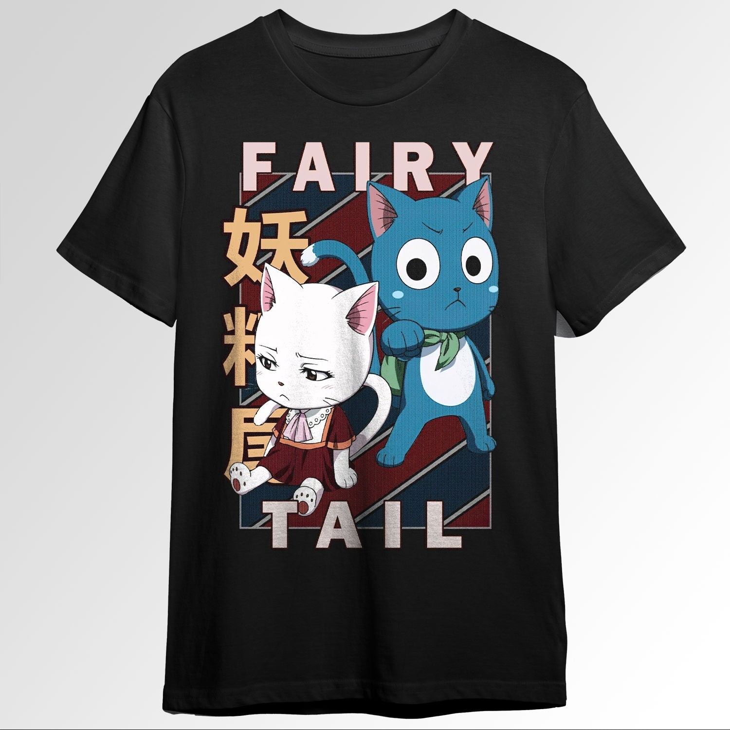 Happy And Carla Fairy Tail Feari Teiru Retro104268628