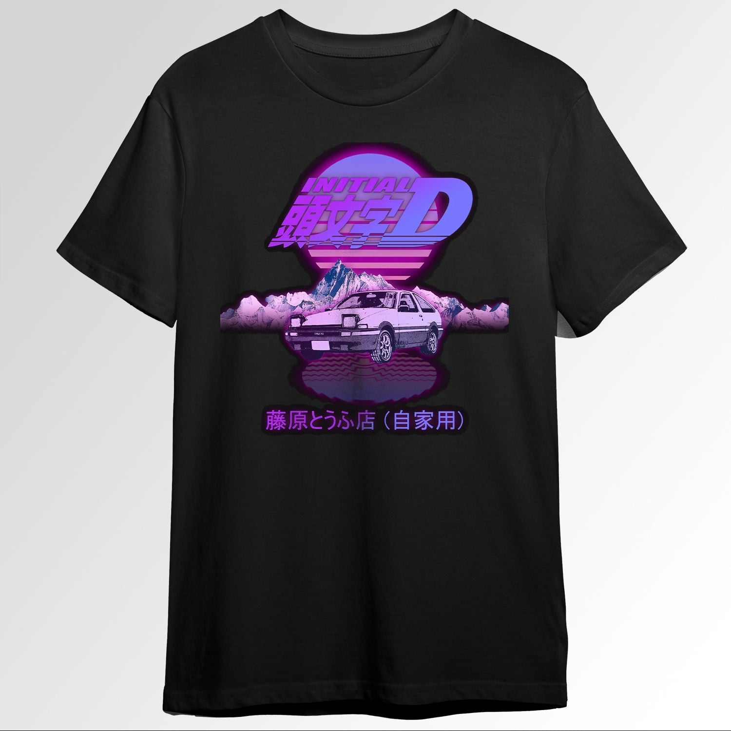 Initial D AE86 RETRO SYNTHWAVE 67273303