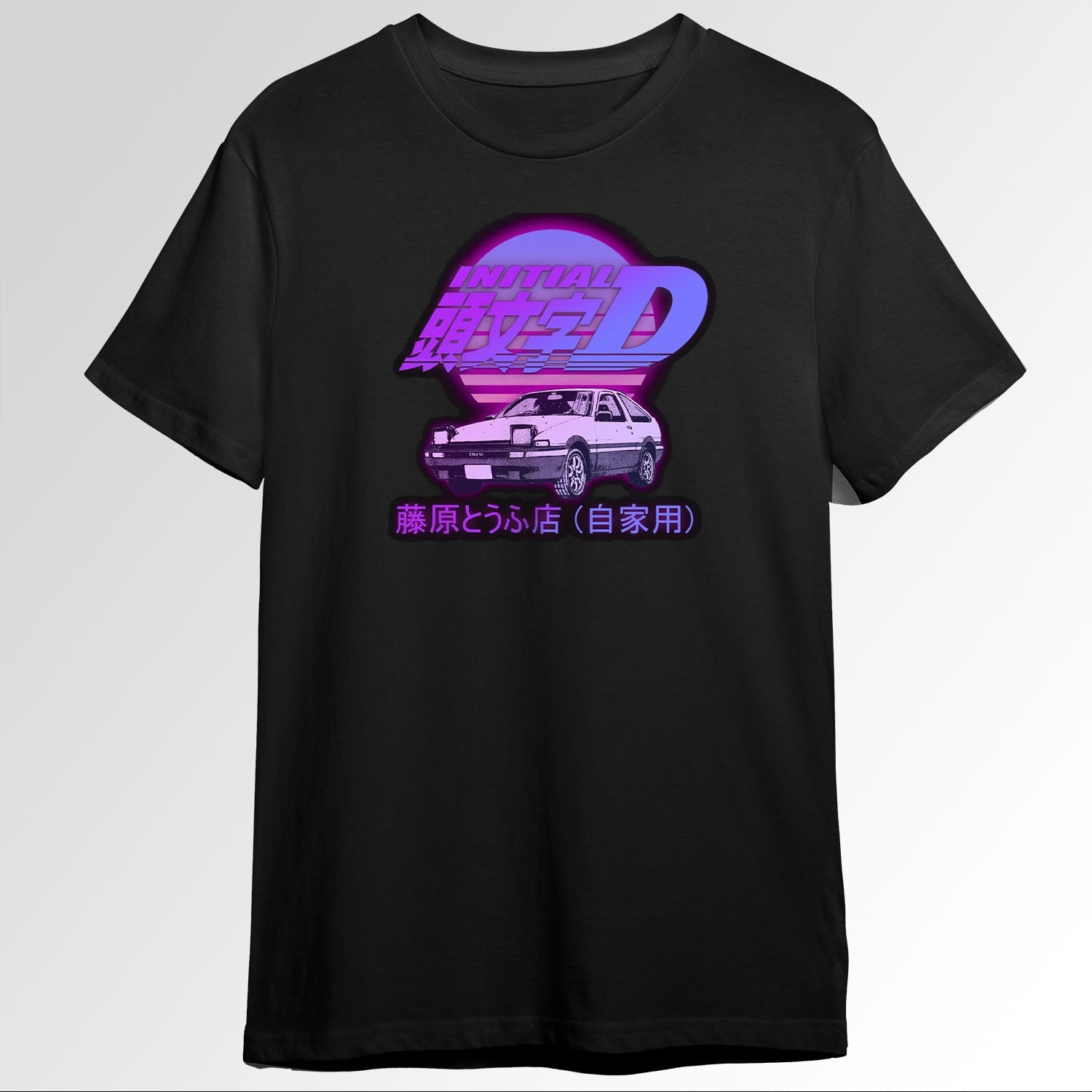 Initial D AE86 RETRO SYNTHWAVE 67274035