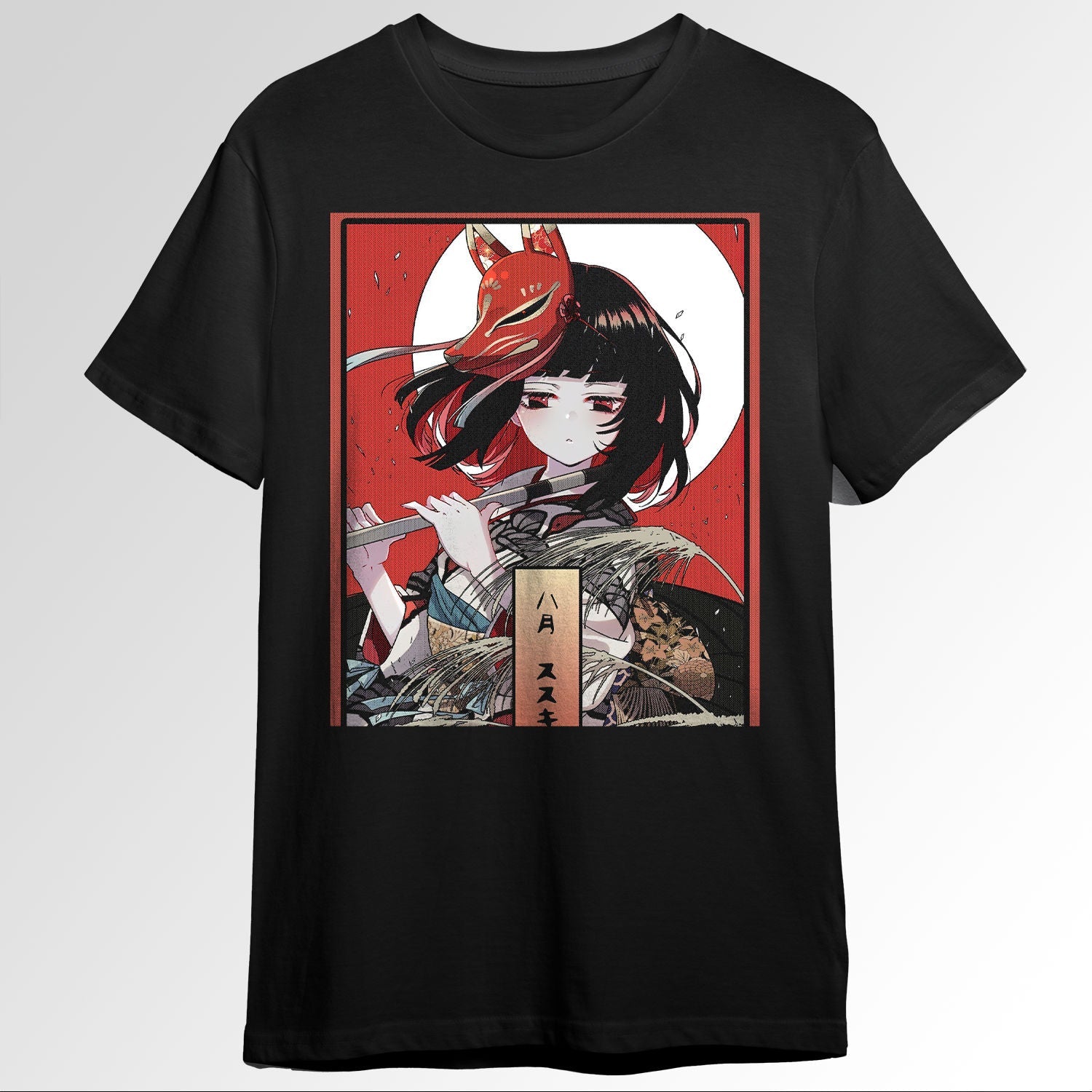 Japanese Aesthetic Anime Girl Kawaii KitsuneWaifu0668