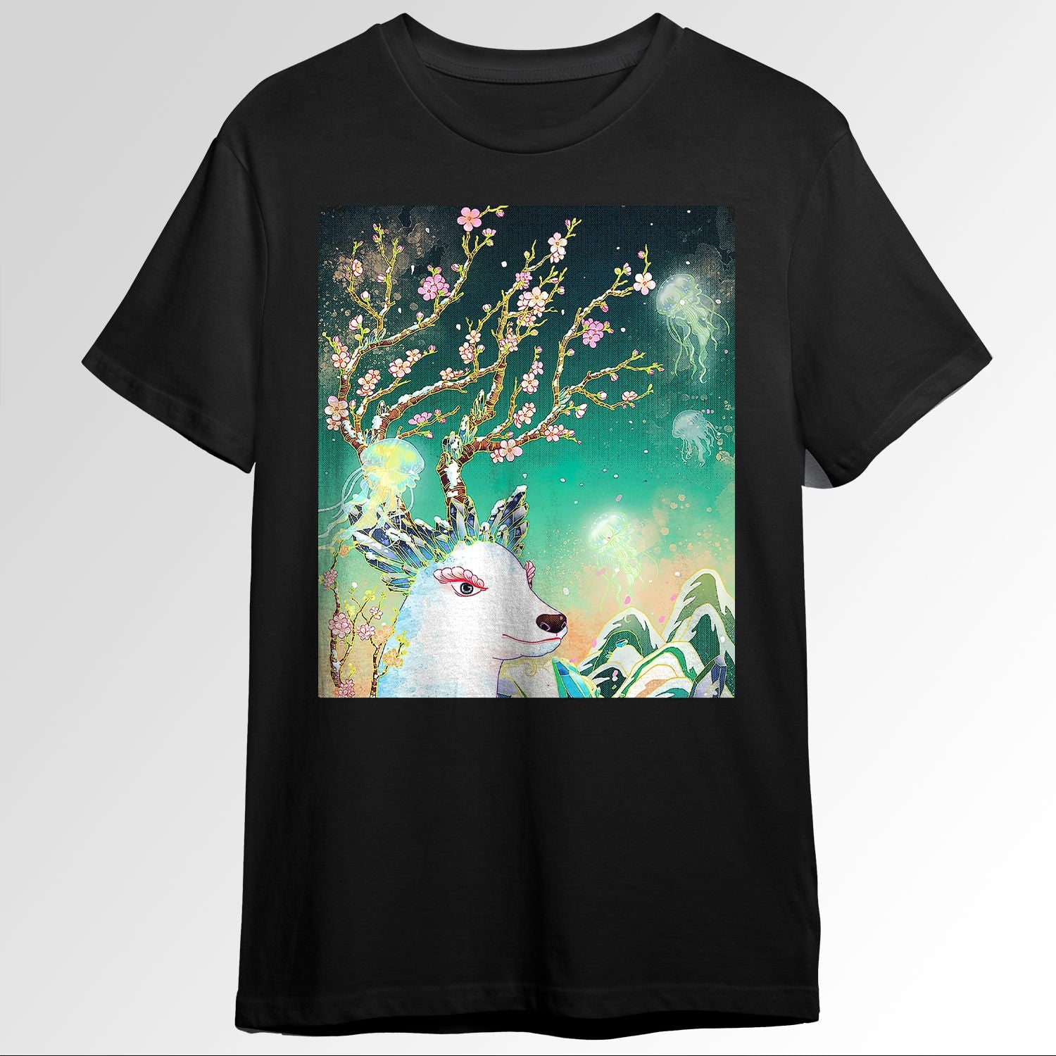Japanese Aesthetic Deer Ukiyo e Traditional ock A1090