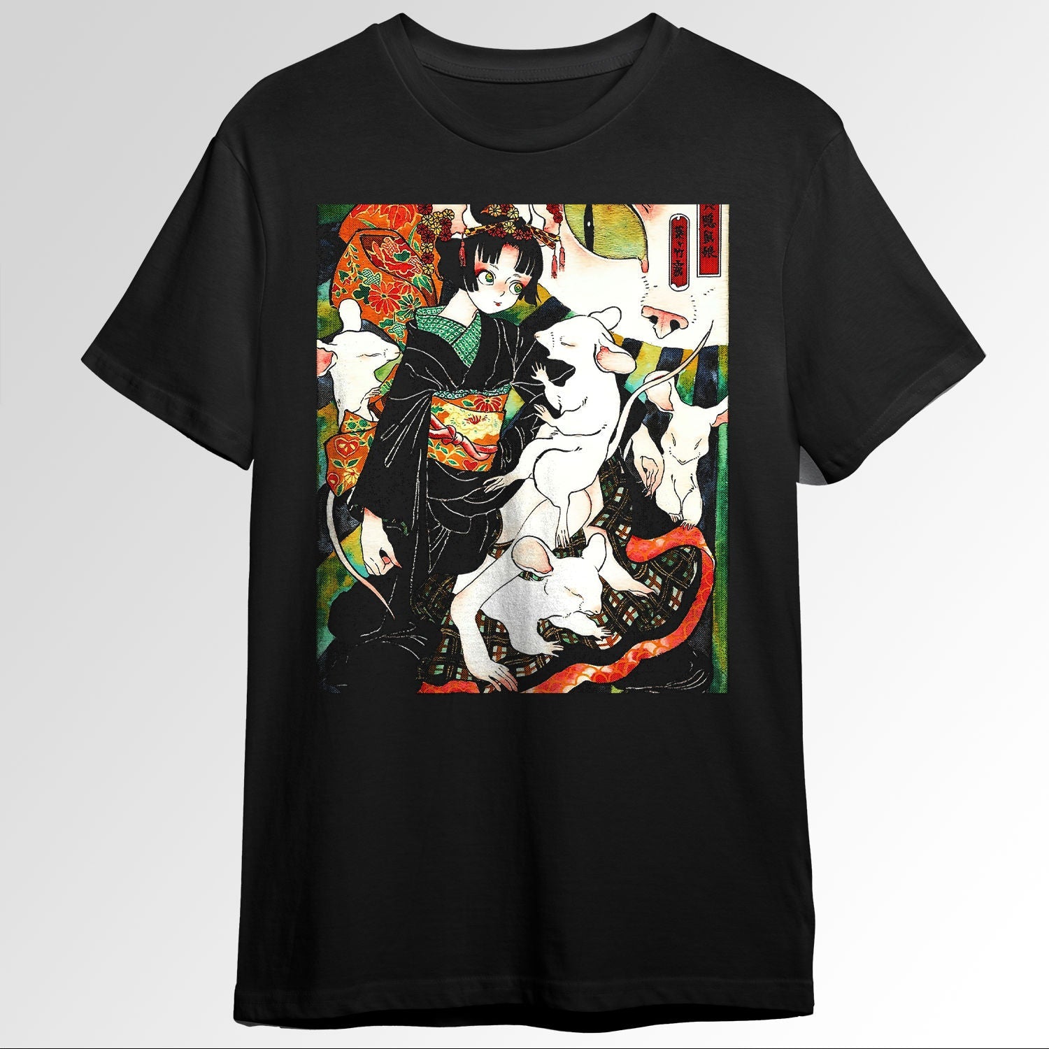 Japanese Aesthetic Girl Traditional Watercolnting0678