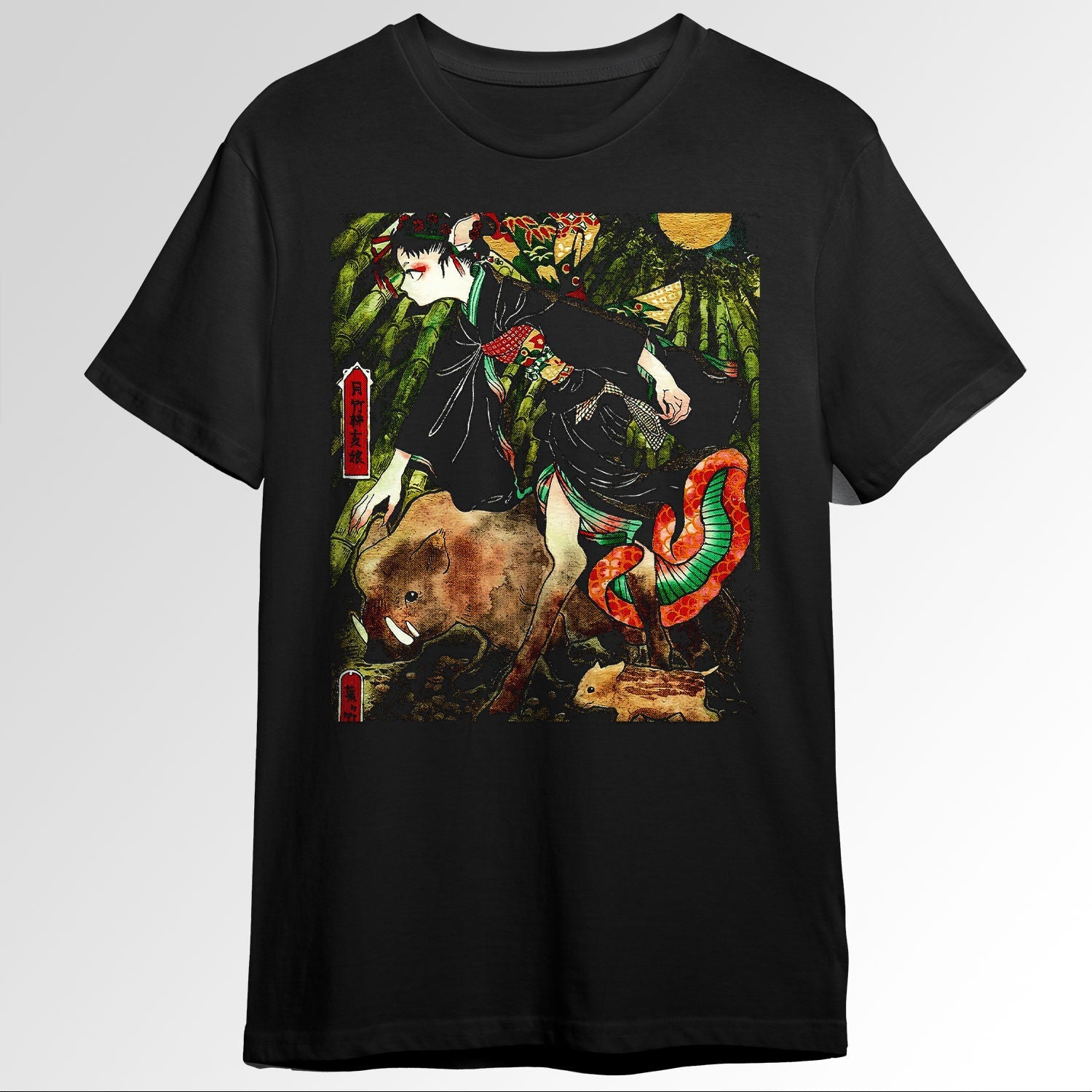 Japanese Aesthetic Girl Traditional Watercolting 0834