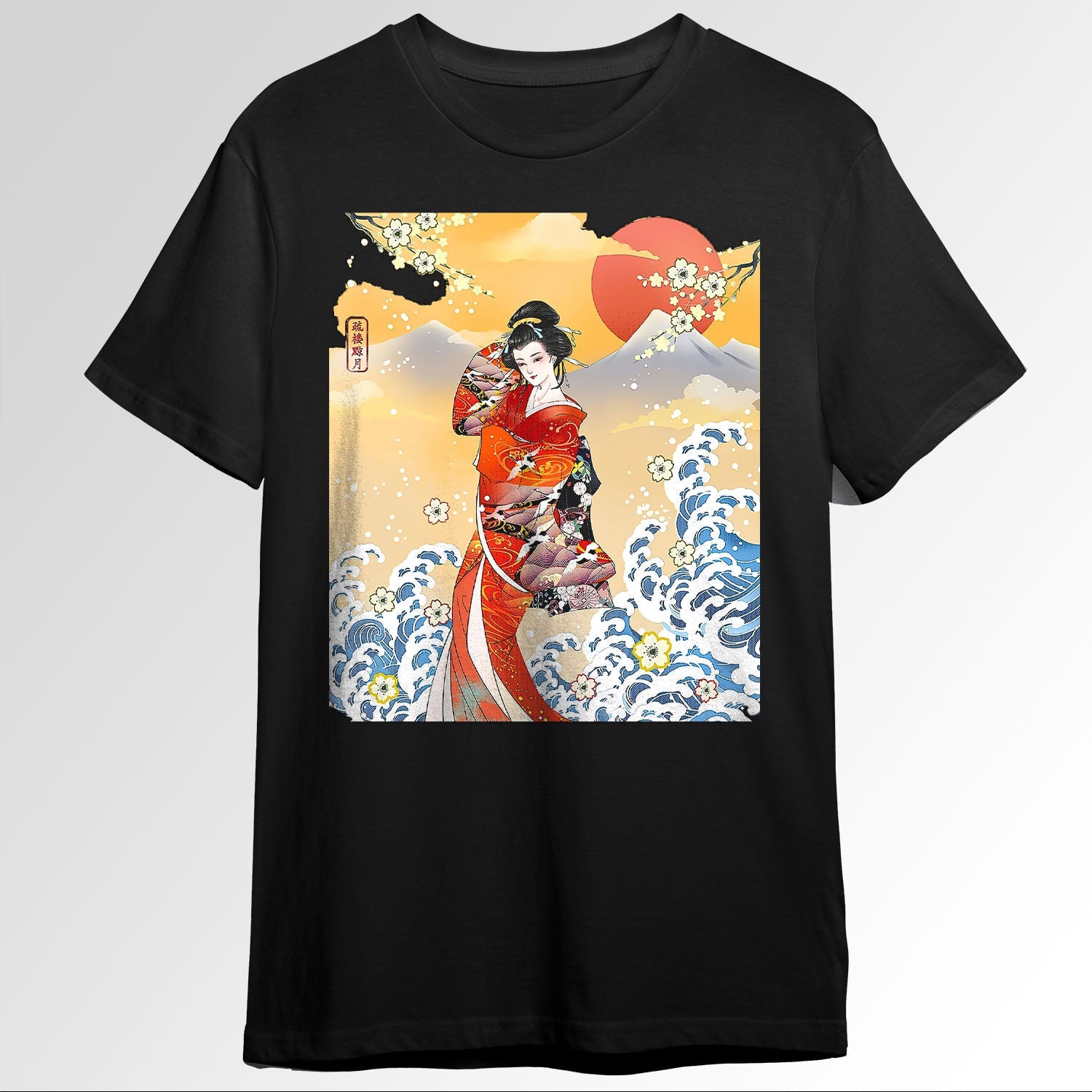Japanese Aesthetic Girl Ukiyo e Traditional ock A1094