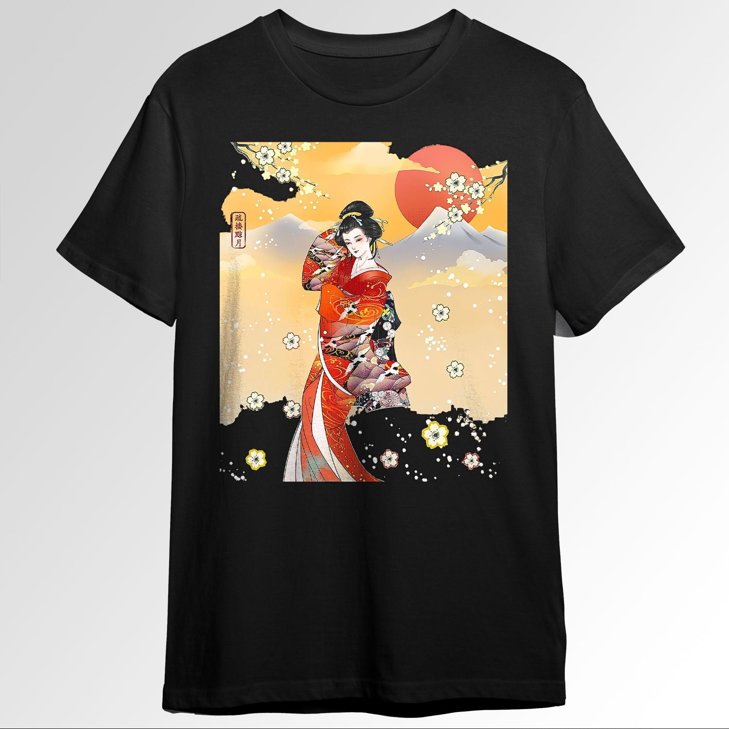 Japanese Aesthetic Girl Ukiyo e Traditional ock A1096
