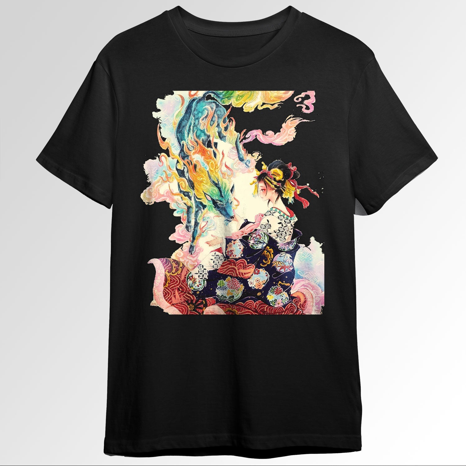 Japanese Aesthetic Oiran Girl Qilin Traditiointin0885