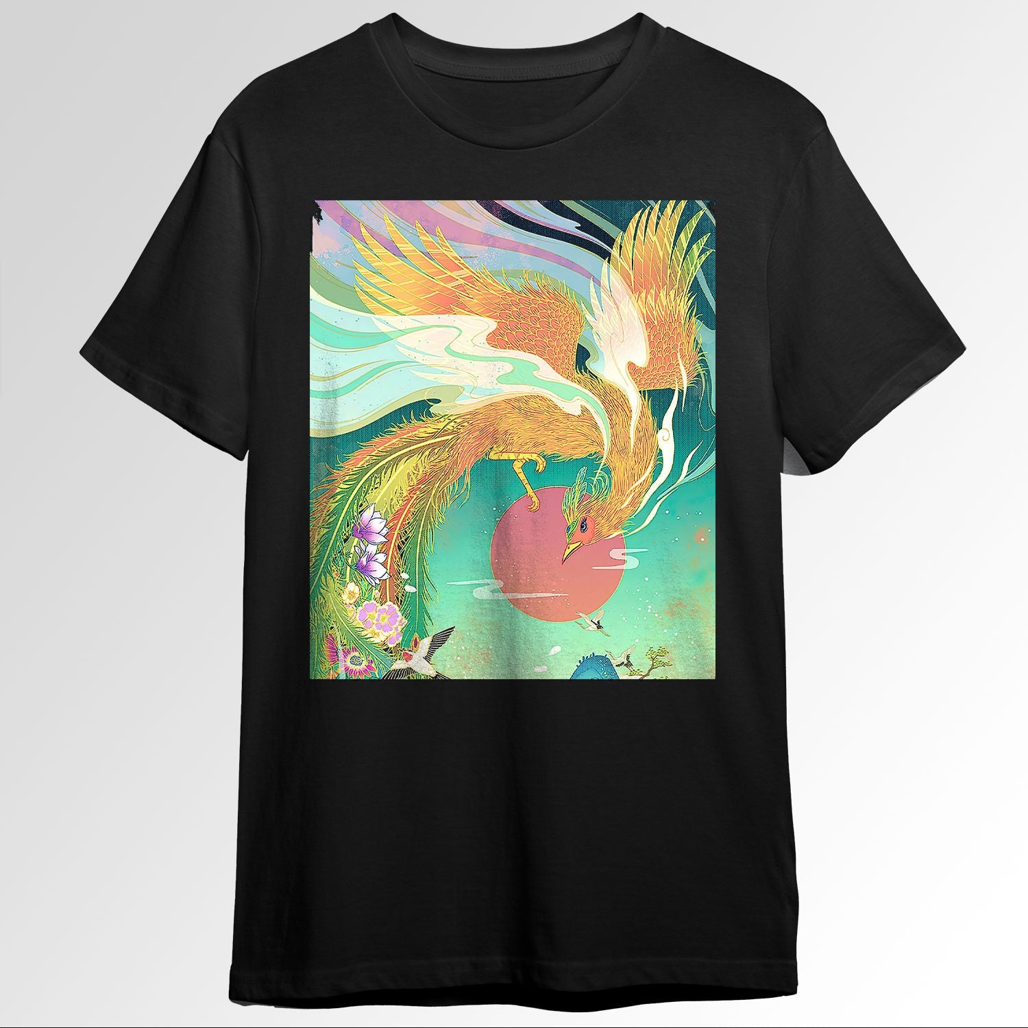 Japanese Aesthetic Pheonix Ukiyo e Traditiondbloc1847