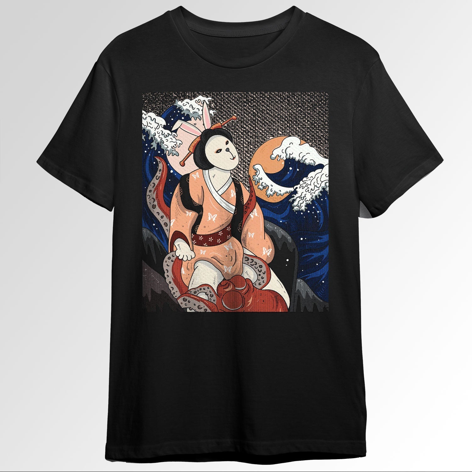 Japanese Aesthetic Rabbit Ukiyo e Traditionablock1660