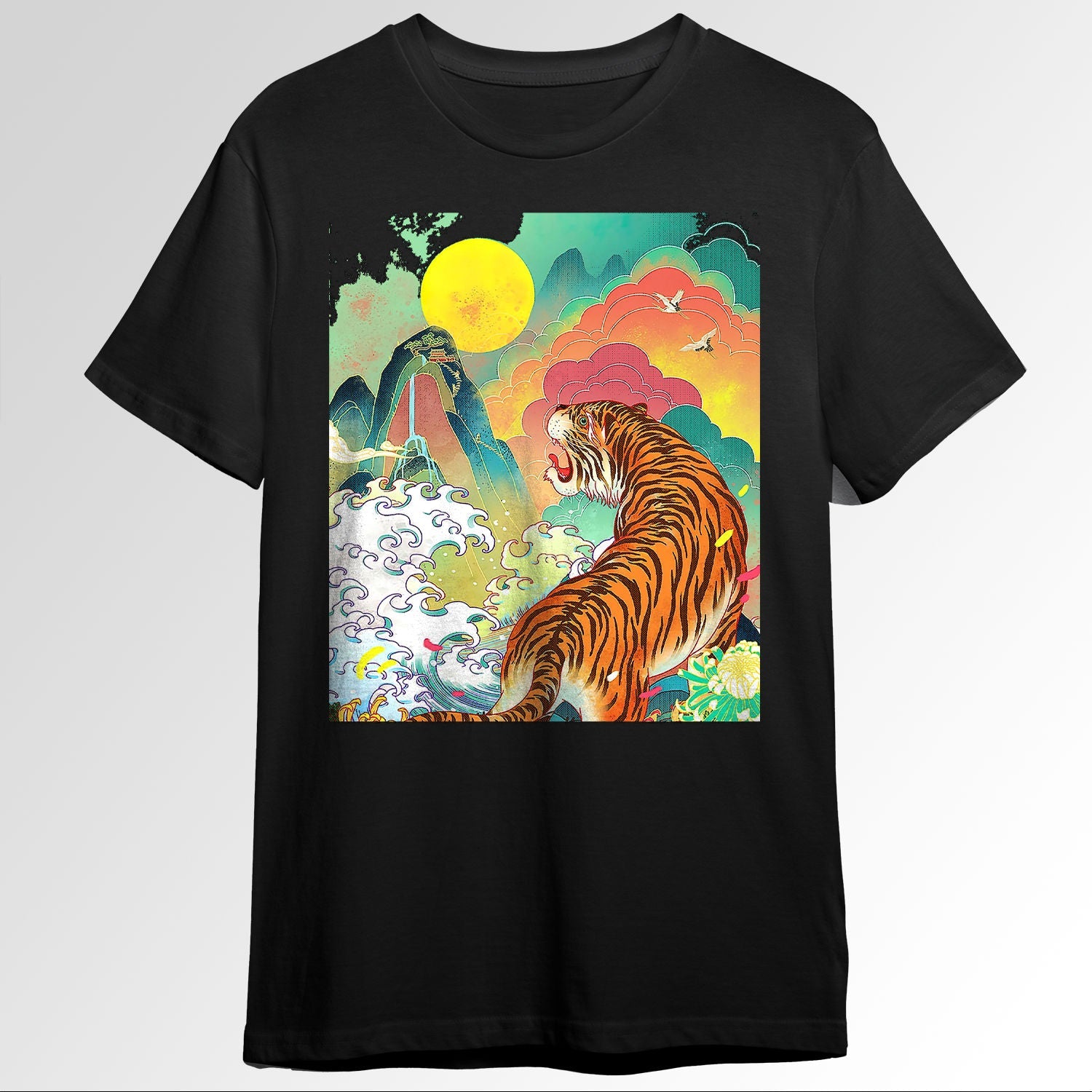 Japanese Aesthetic Tiger Ukiyo e Traditionallock 1446