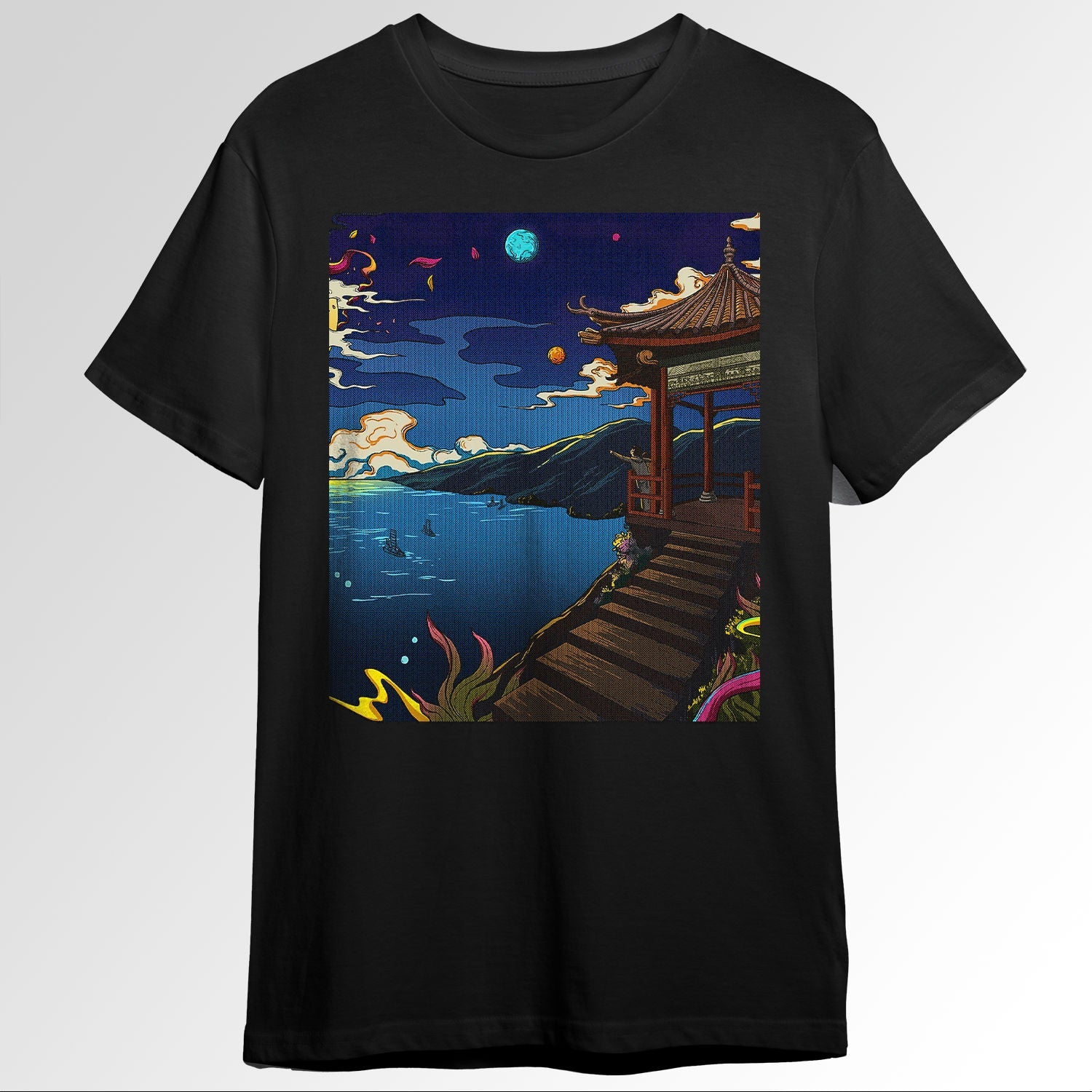 Japanese Aesthetic Ukiyo e Traditional Woodbrt Sc1851