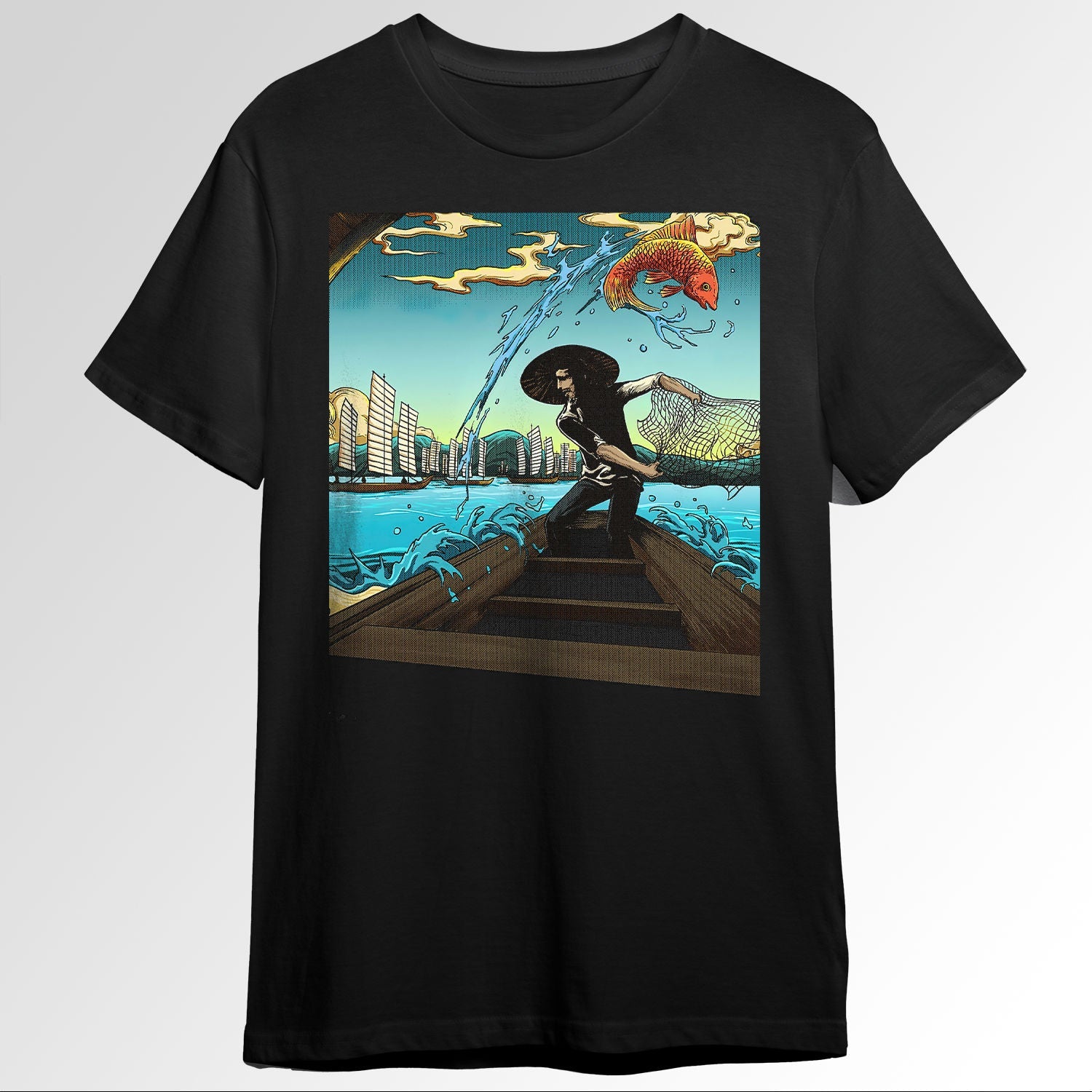 Japanese Aesthetic Ukiyo e Traditional Woodbrt Sc1852