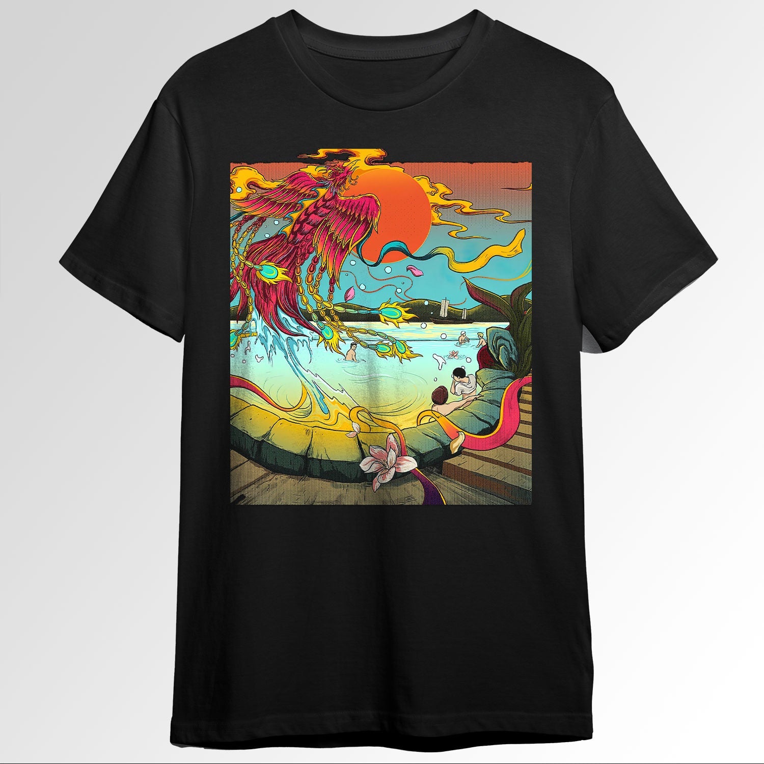 Japanese Aesthetic Ukiyo e Traditional Woodbrt Sc1856