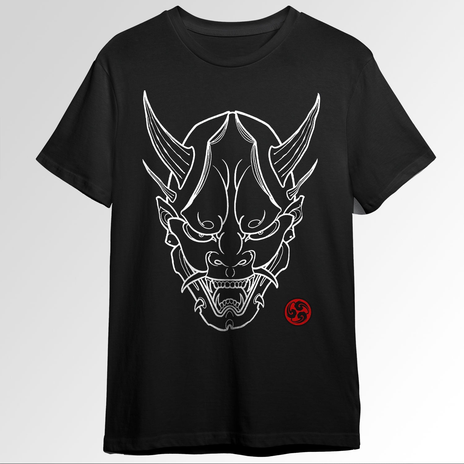Japanese Dark Oni Hannya Mask 114818984