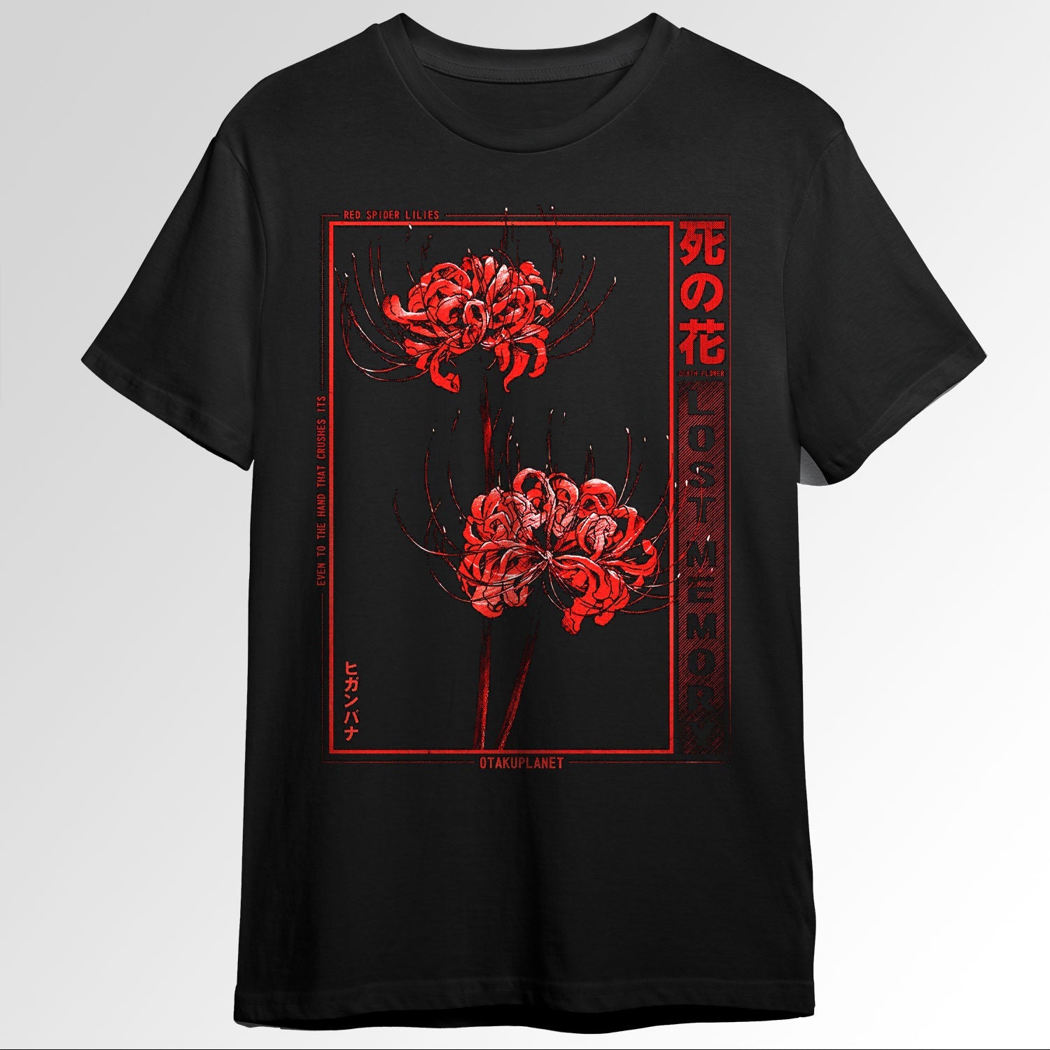 Japanese Spider Lily in Grunge Anime Aesthet126377583