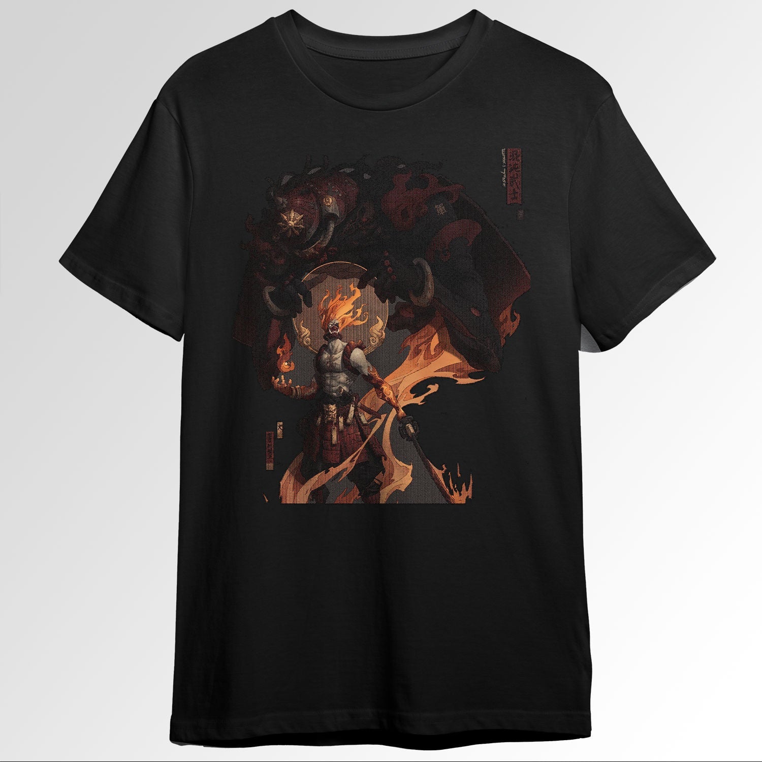 Japanese Yokai Samurai Ukiyo e Traditional Wck Ar0890