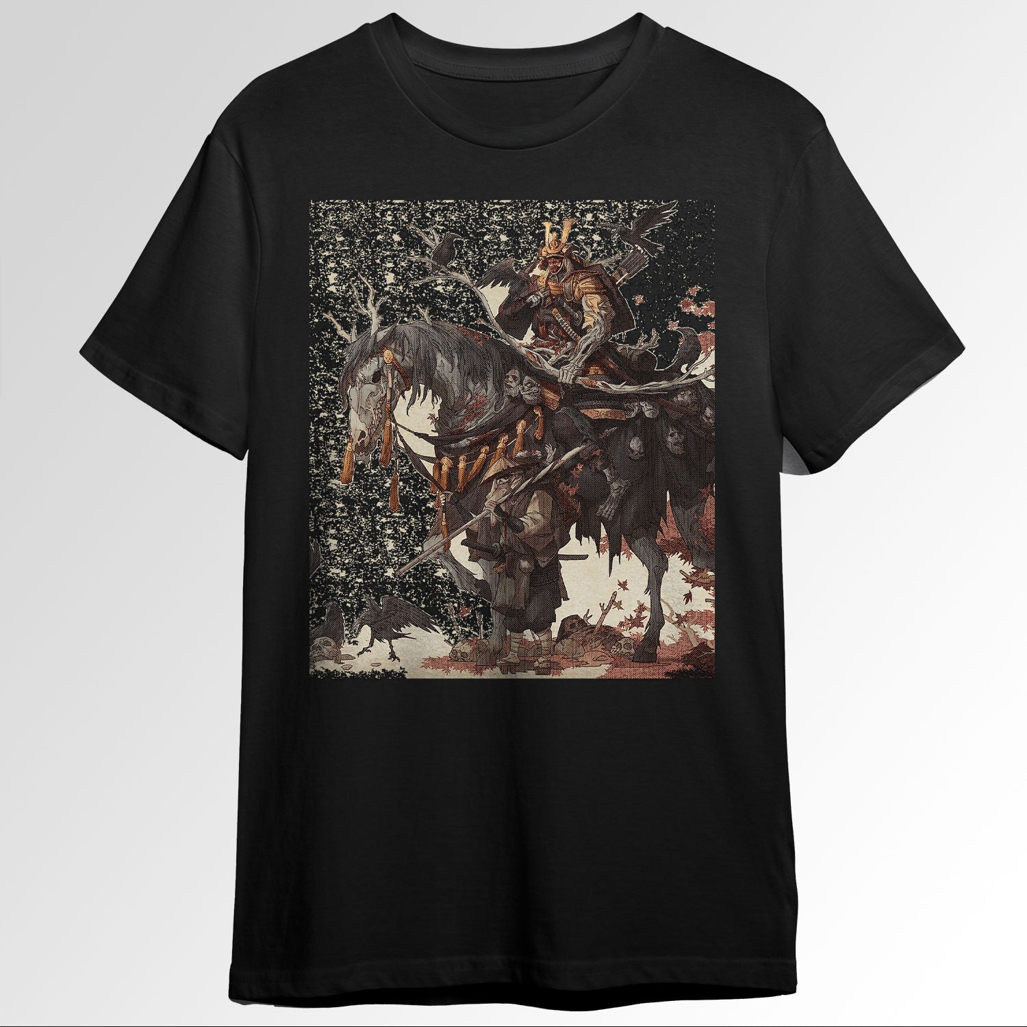 Japanese Yokai Samurai Ukiyo e Traditional Wck Ar0892