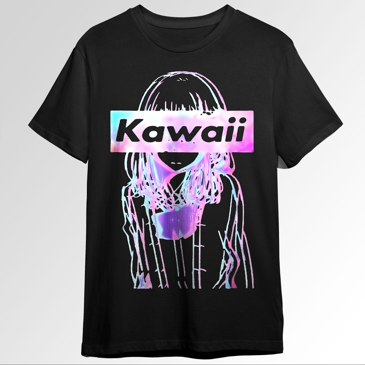 Kawaii Girl Shirt Color Exposure Japanese T 77274508