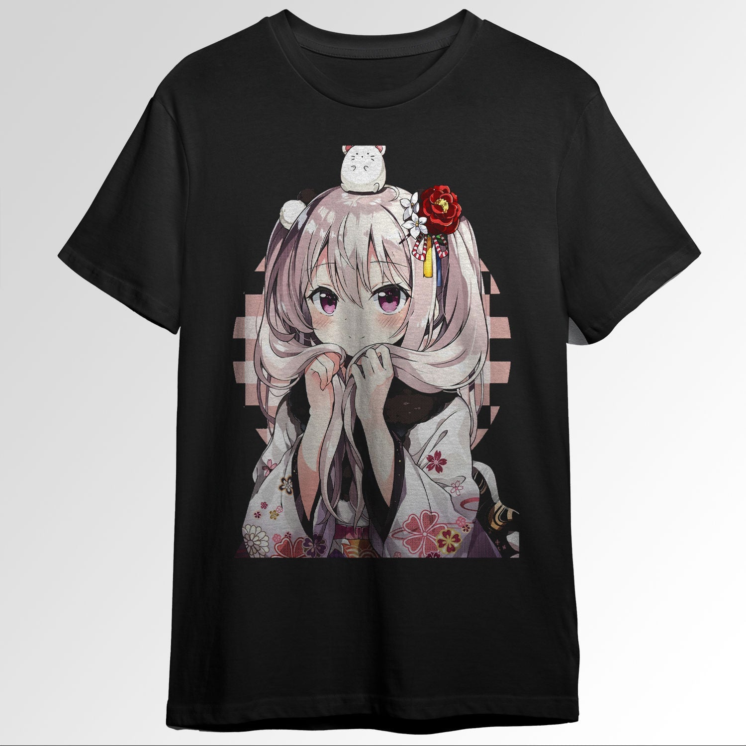 Kawaii anime girl yukata kimono kawaii anime 72345305
