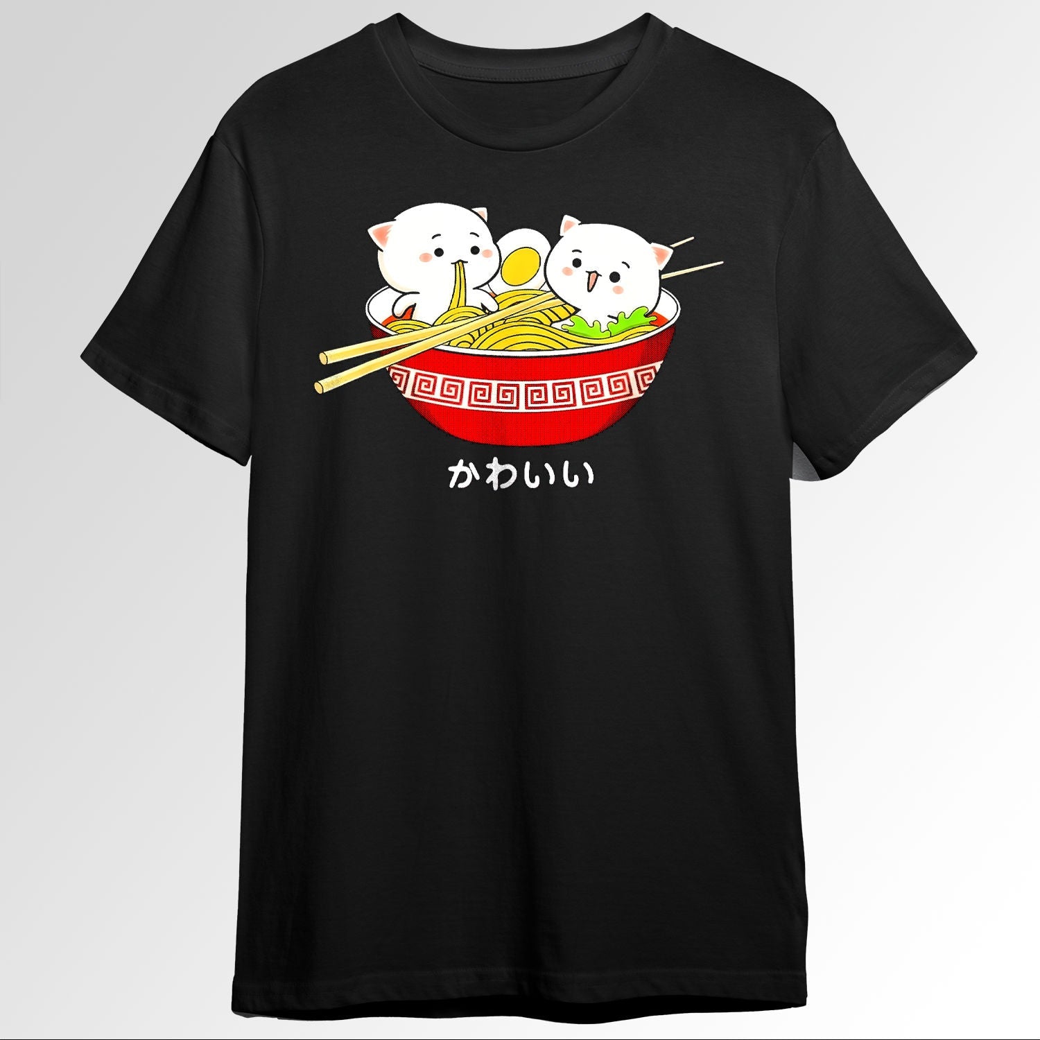 Kawaii cat Japanese Tokyo anime cat ramen T 77274513
