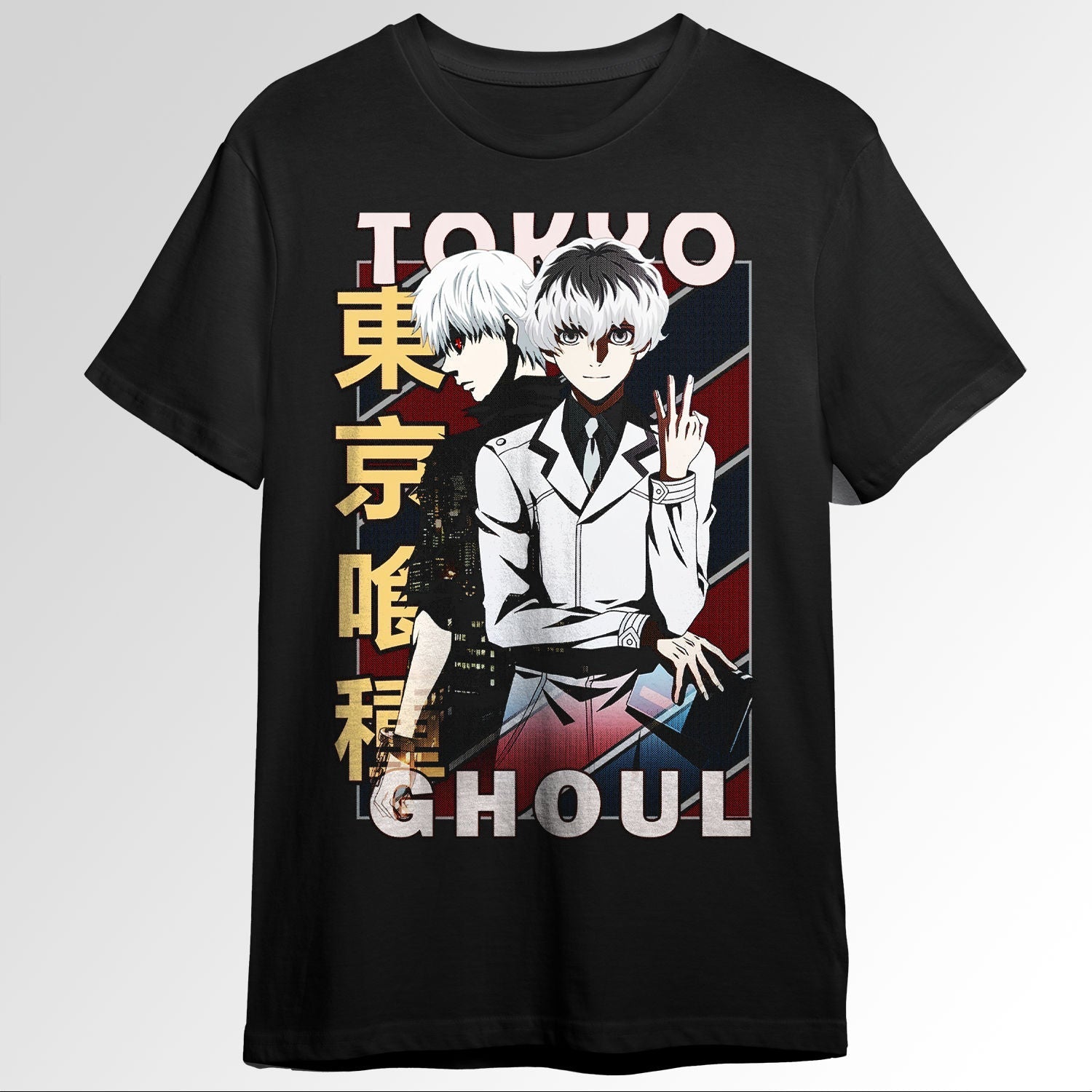 Ken Kaneki Tokyo Ghoul Tokyo Guru Retro Blue104172811