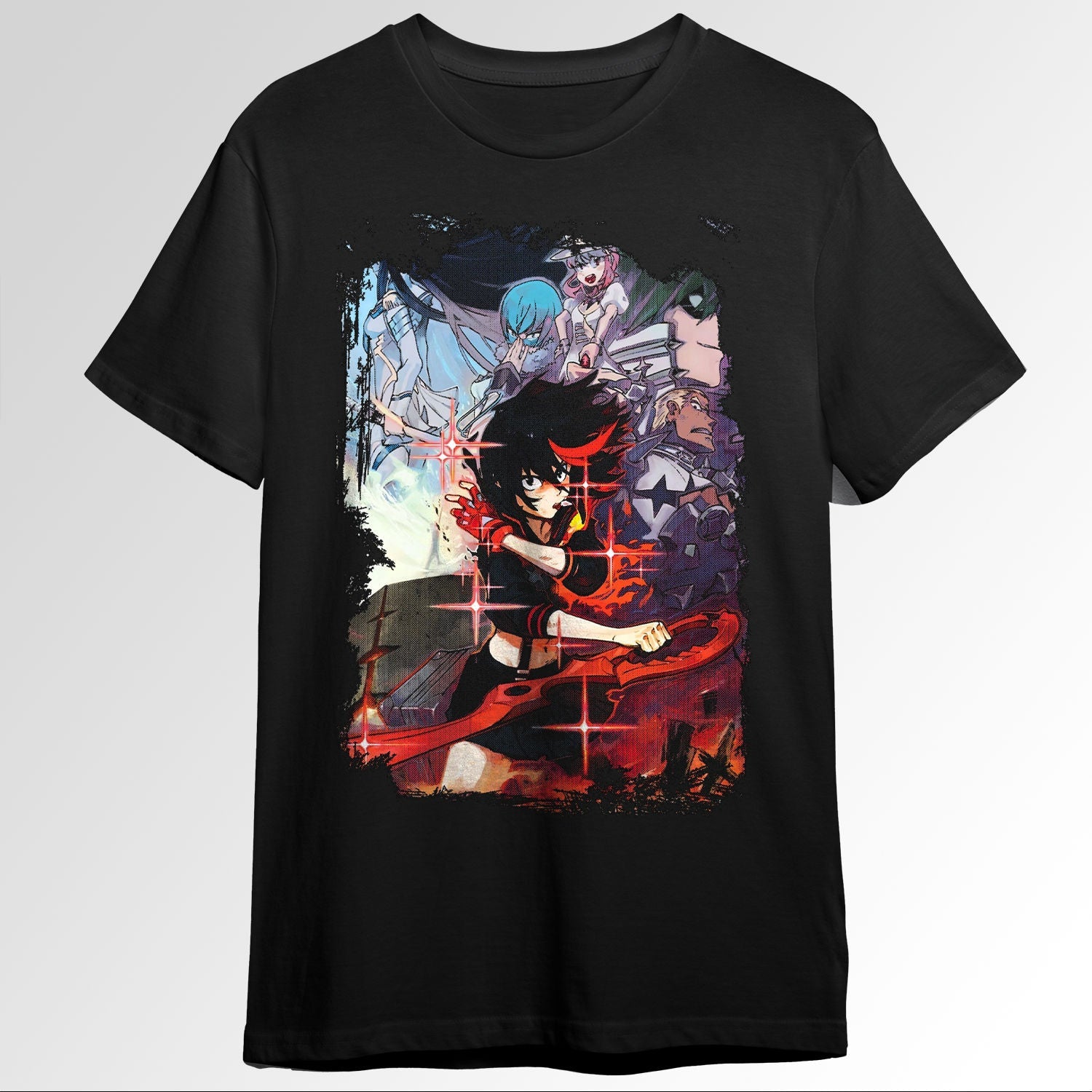 Kill la Kill Kiru Ra Kiru Grunge Border Anim103325190