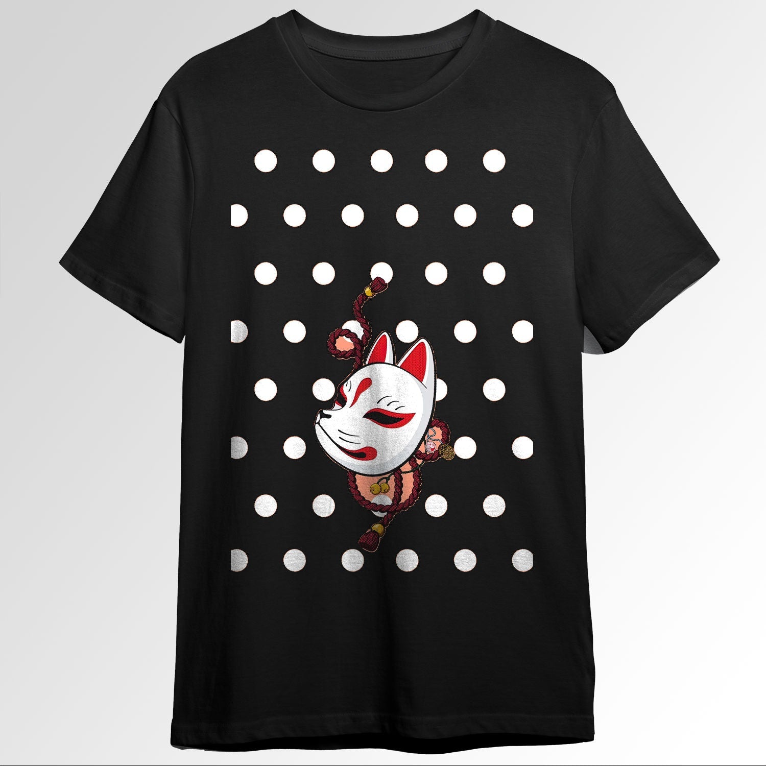Kitsune Japanese Mask colorful pattern 98976281