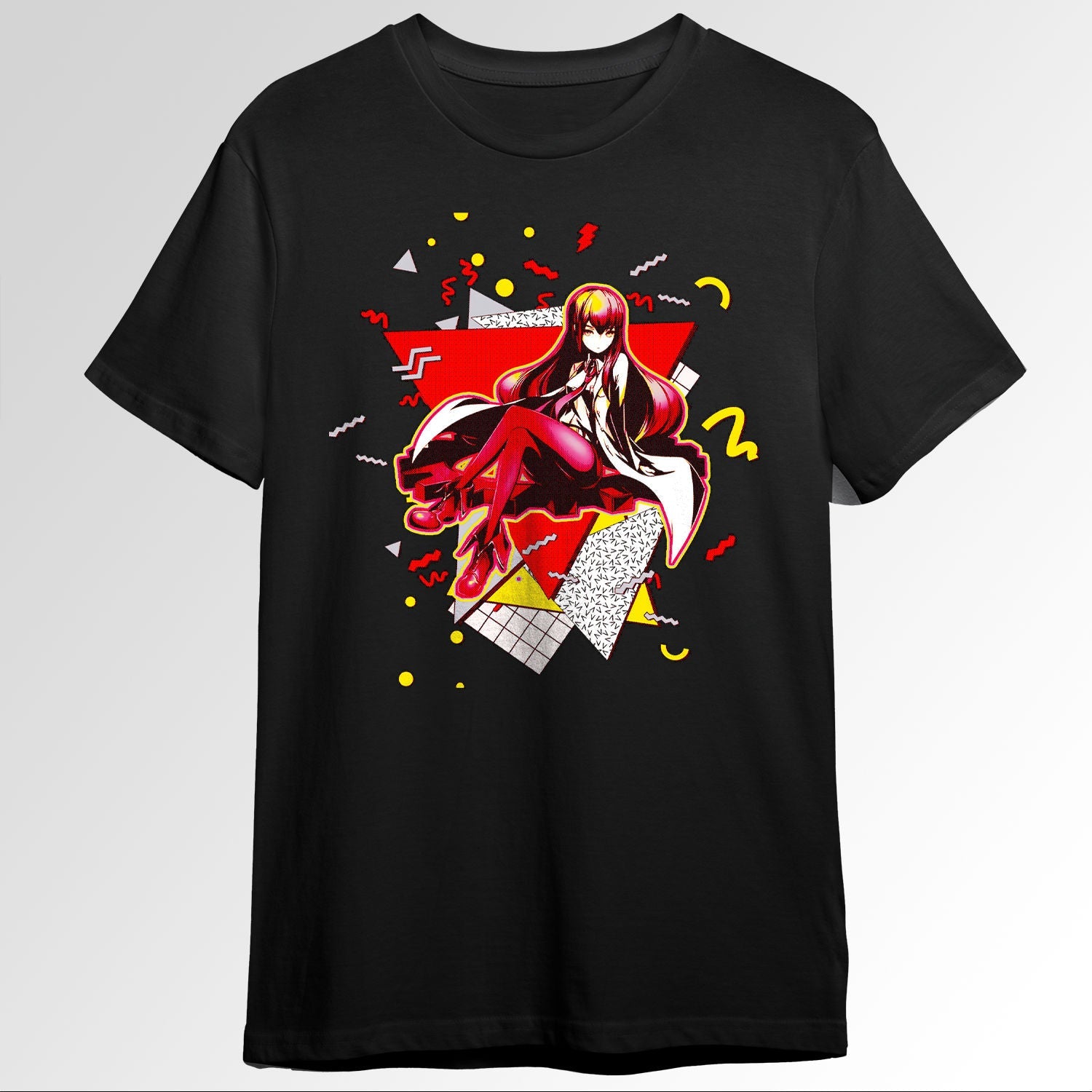Kurisu SteinsGate 90s graphic design 138691886