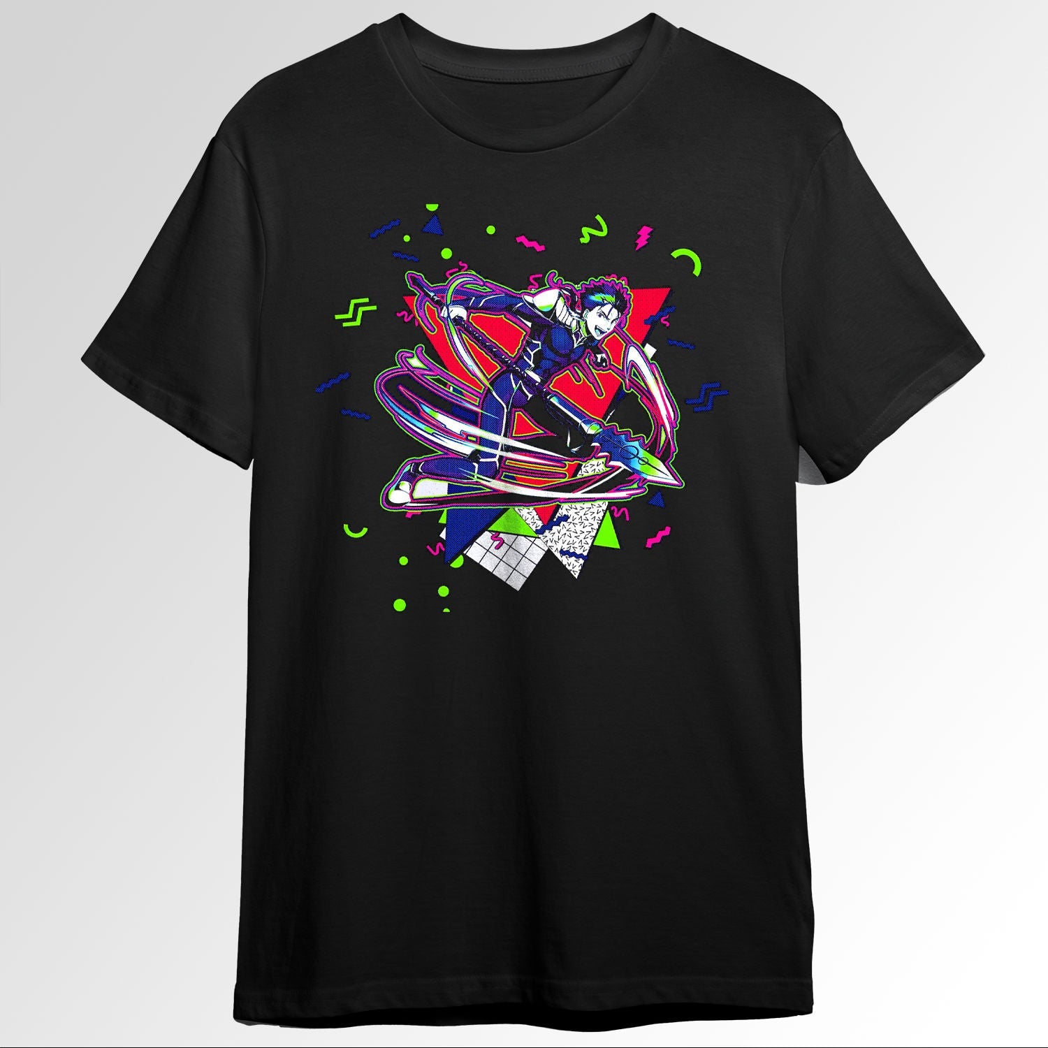 Lancer Fate Stay Night 90s graphic design 139407803