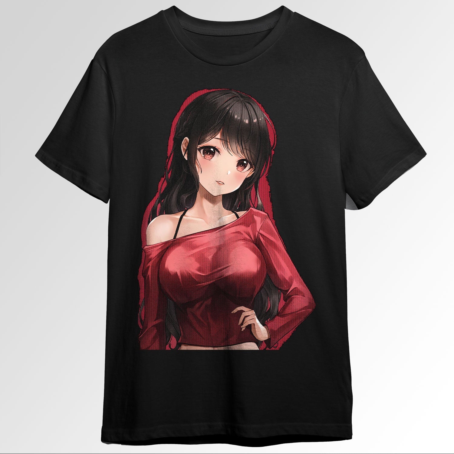 Lewd Anime Girl Ecchi Japanese Waifu Aesthetku Gi1136