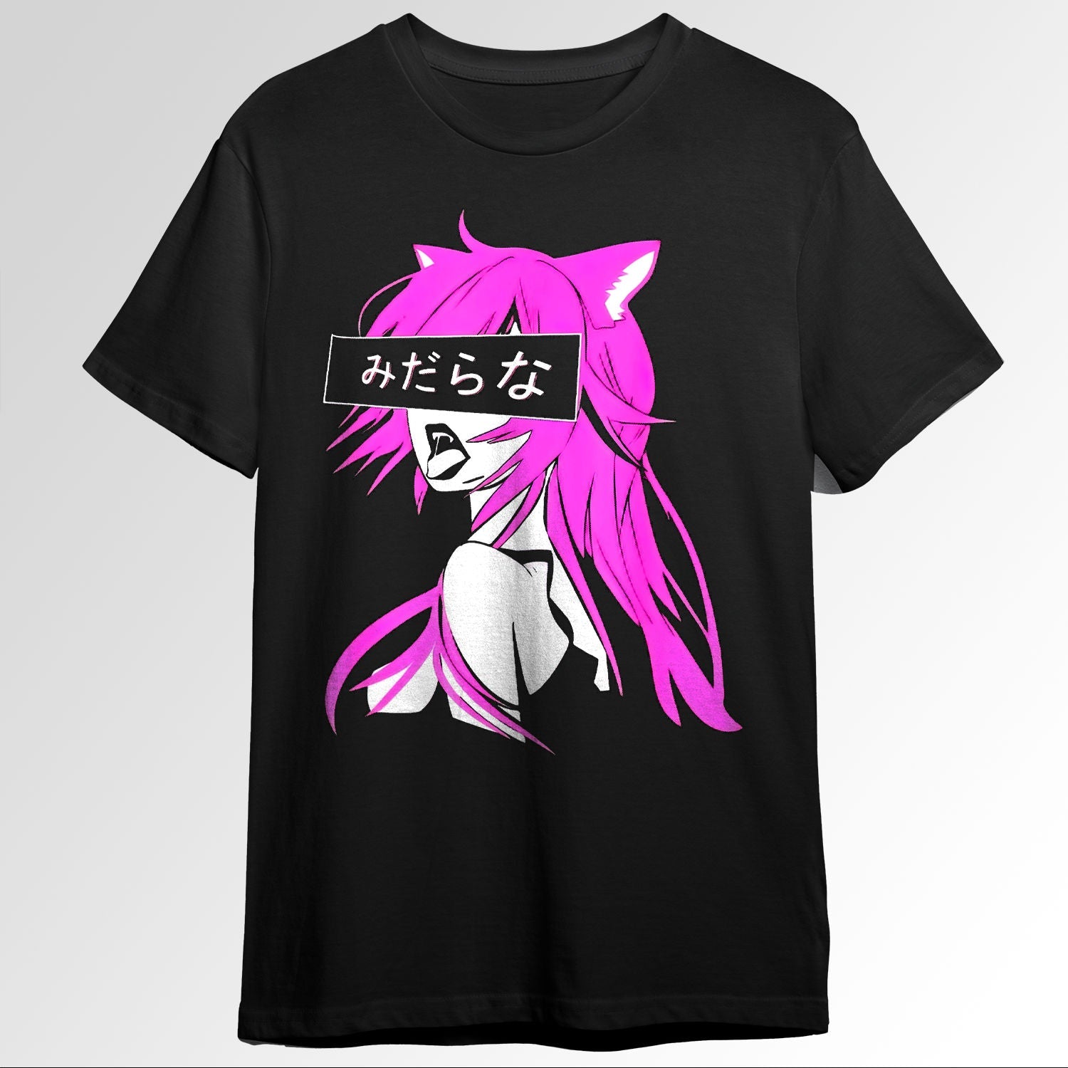 Lewd Neko Sad Cat Girl Anime Waifu Manga withair 0273