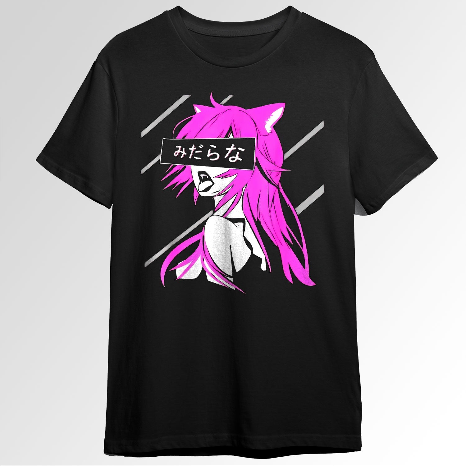 Lewd waifu Japanese predatory cat girl anime 77274511