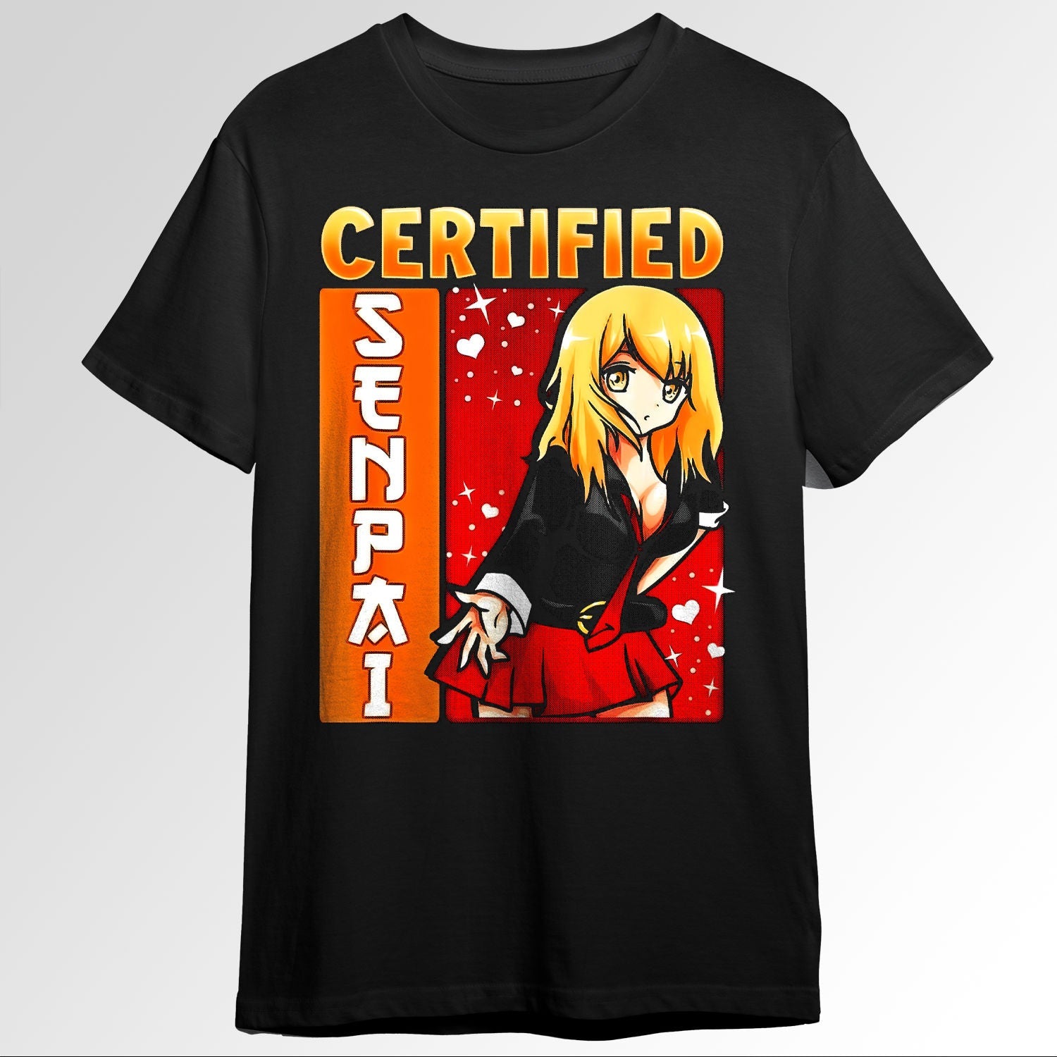 Mens Certified Senpai Aesthetic Anime Waifu e Man0200