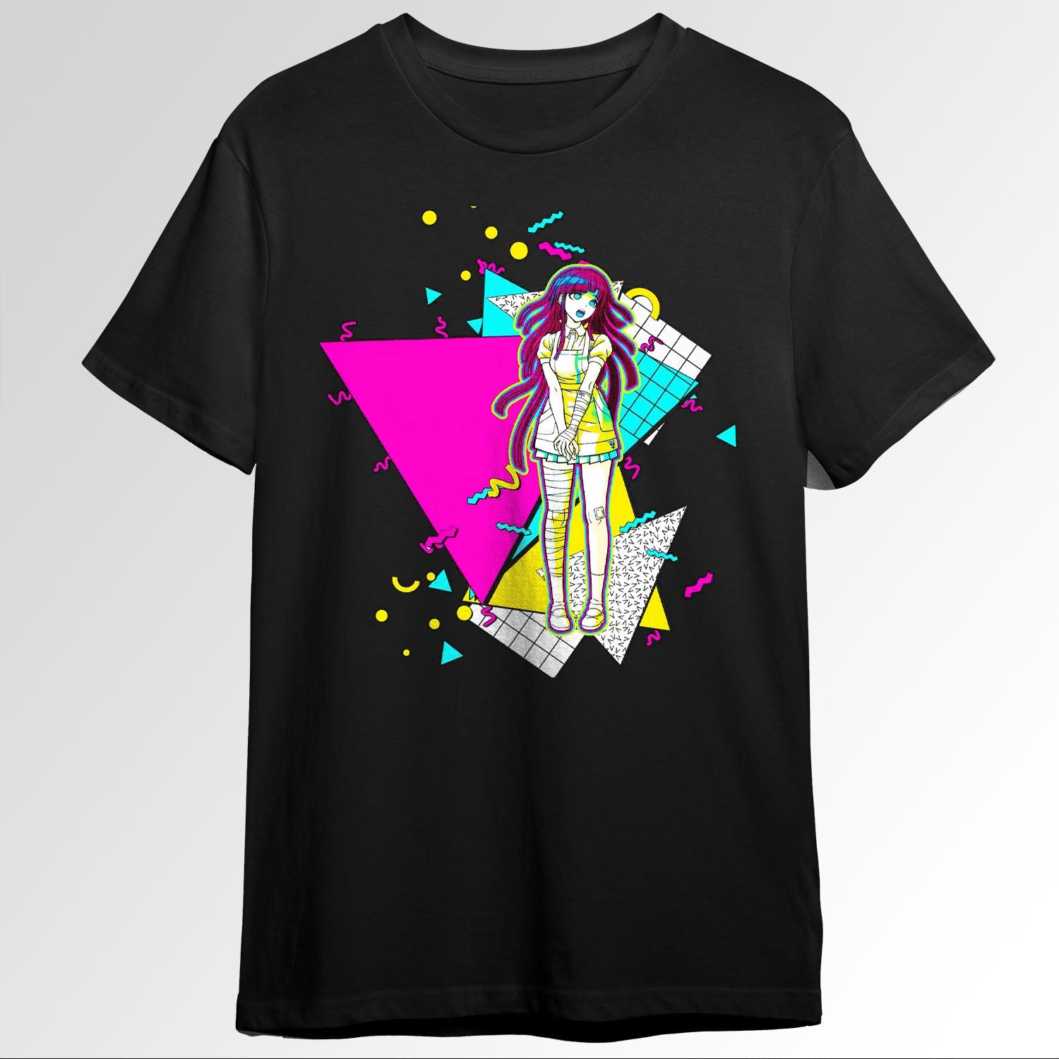 Mikan Danganronpa 90s graphic design 118579719